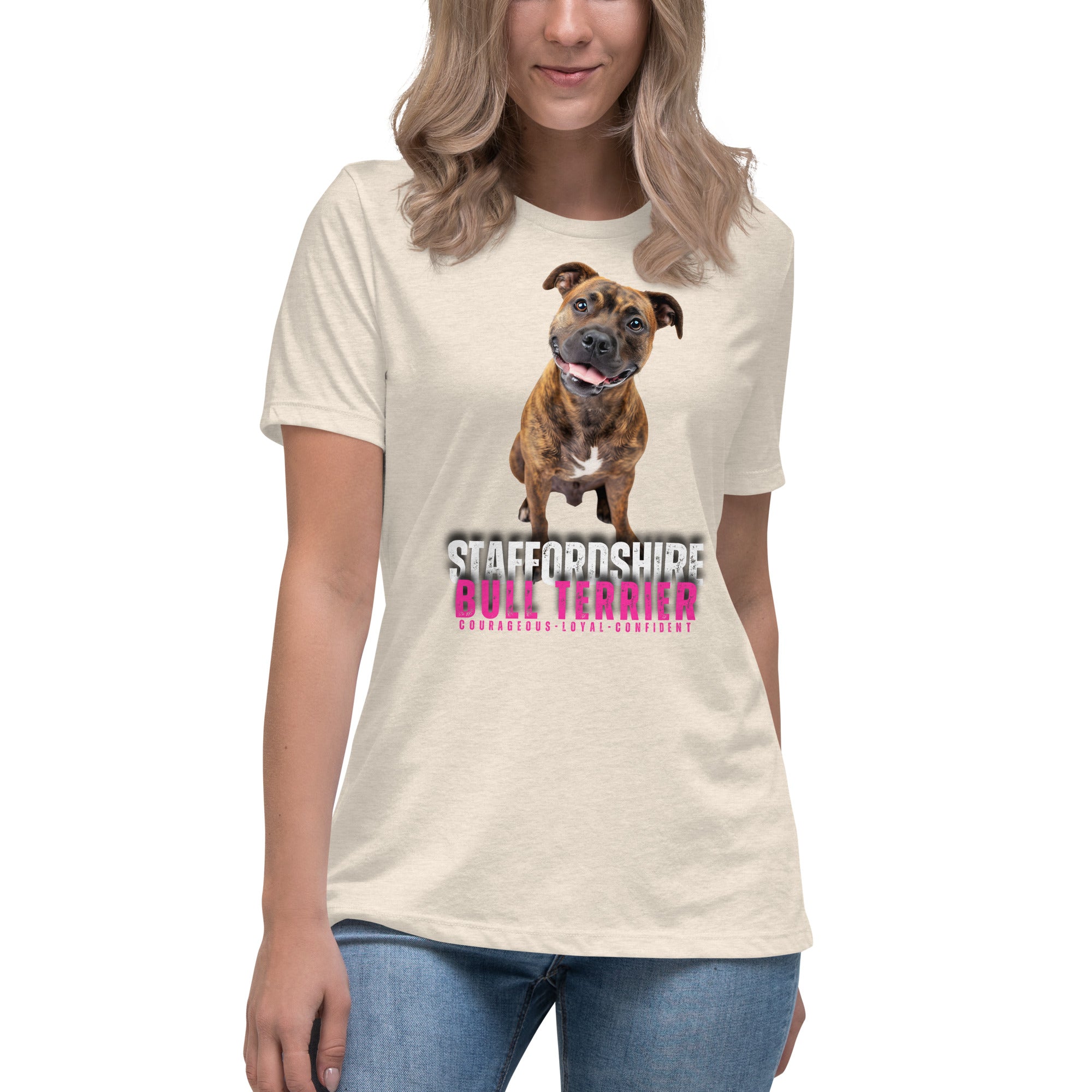 Staffordshire Bull Terrier Women's Relaxed T-Shirt