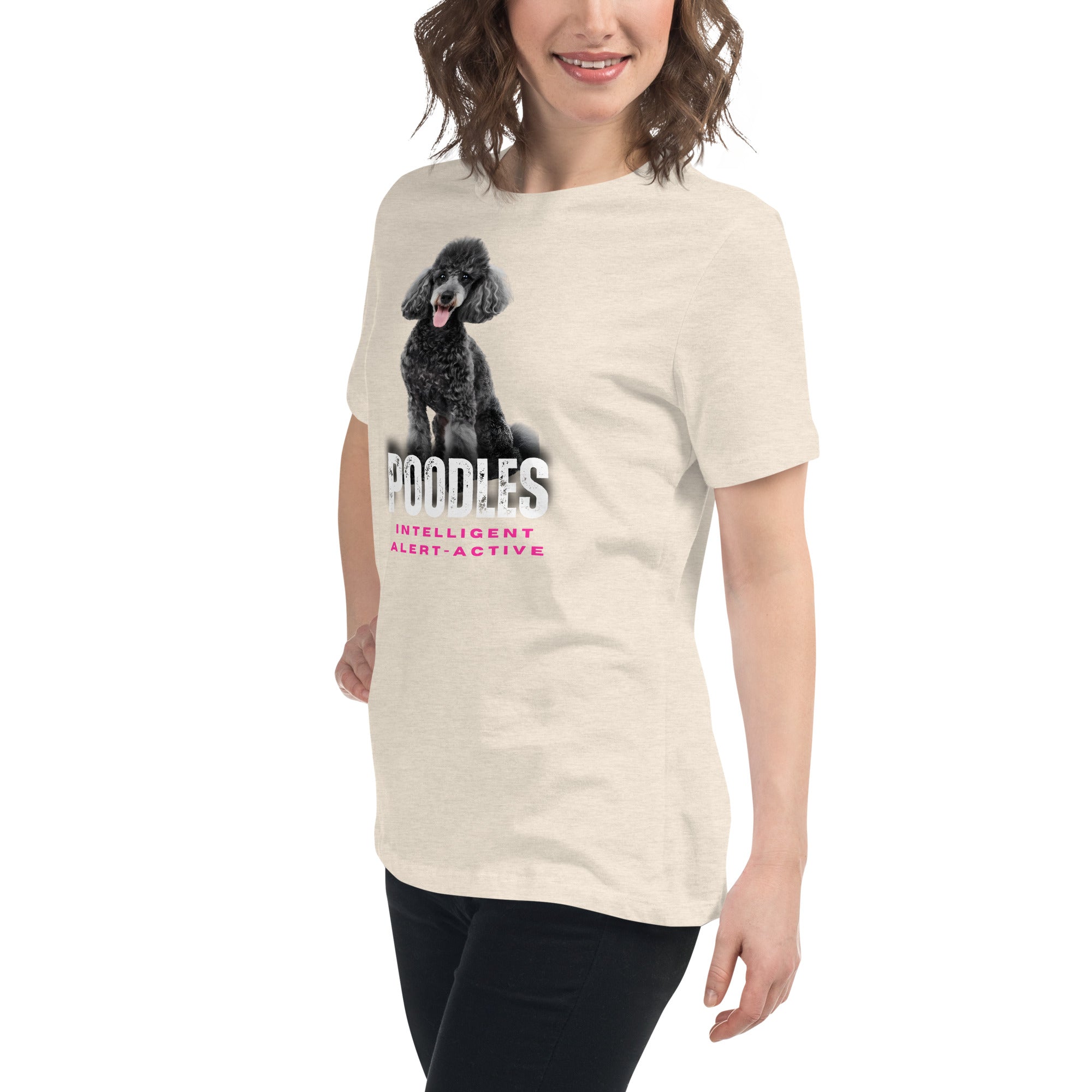 Poodle Women's Relaxed T-Shirt