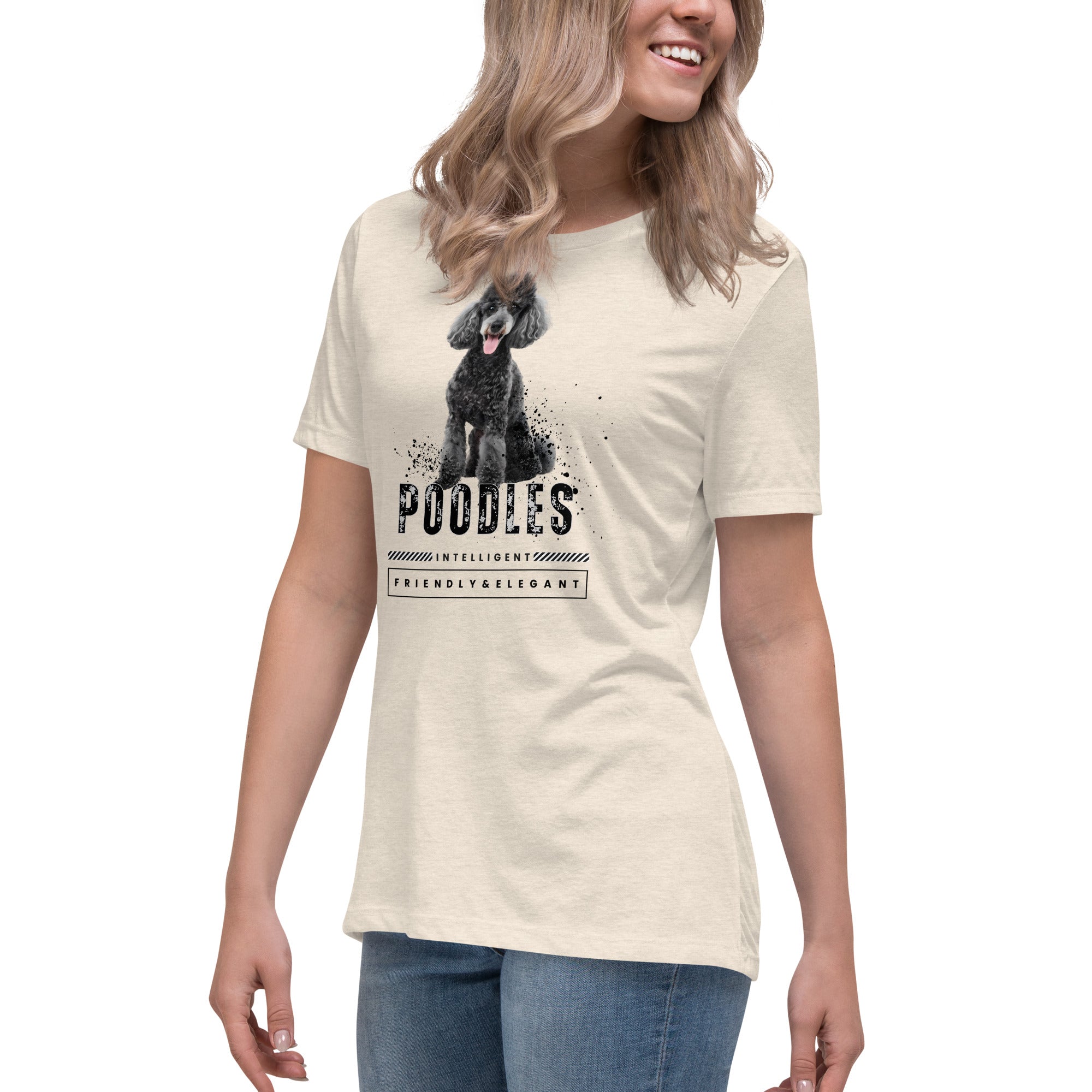 Poodle Women's Relaxed T-Shirt