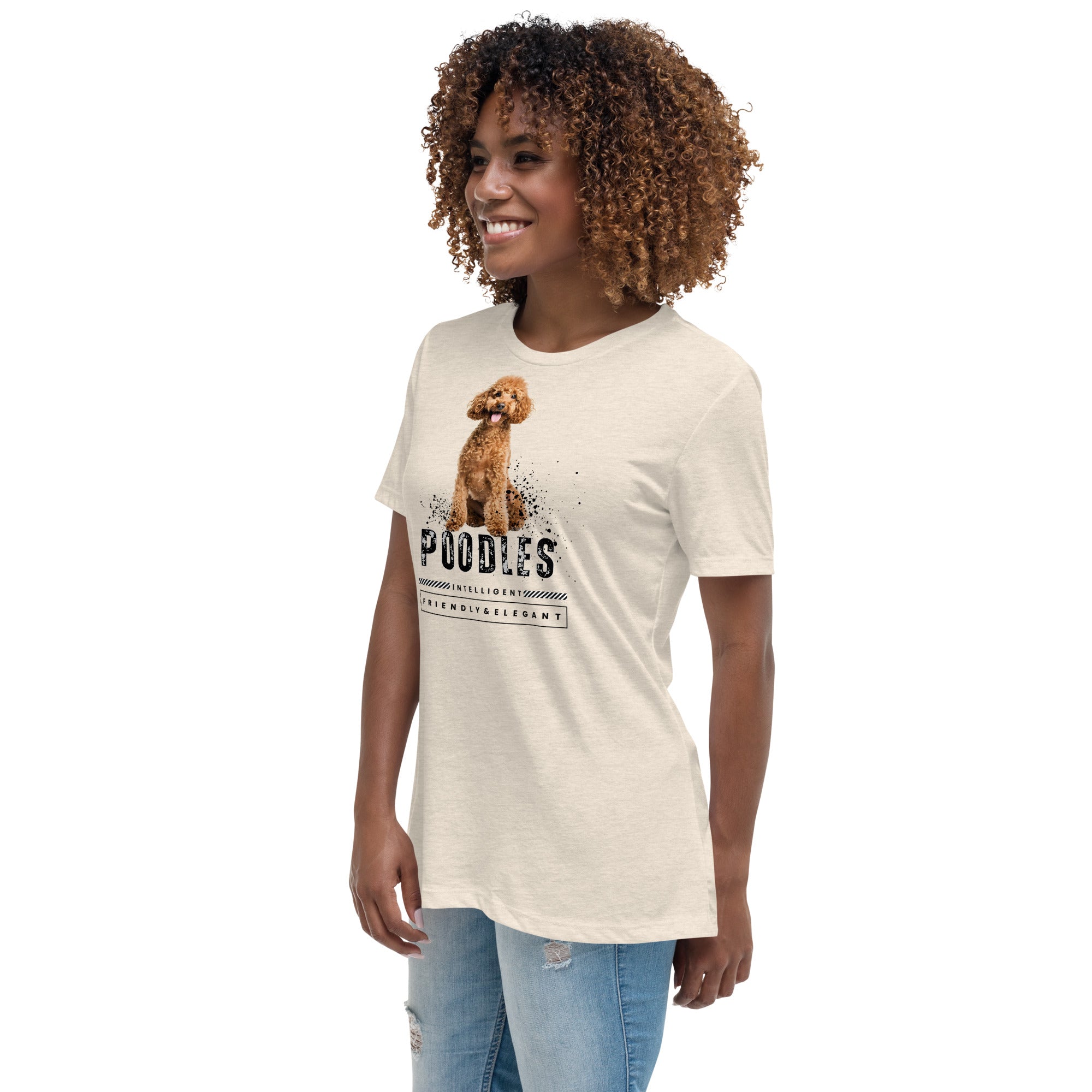 Poodle Women's Relaxed T-Shirt