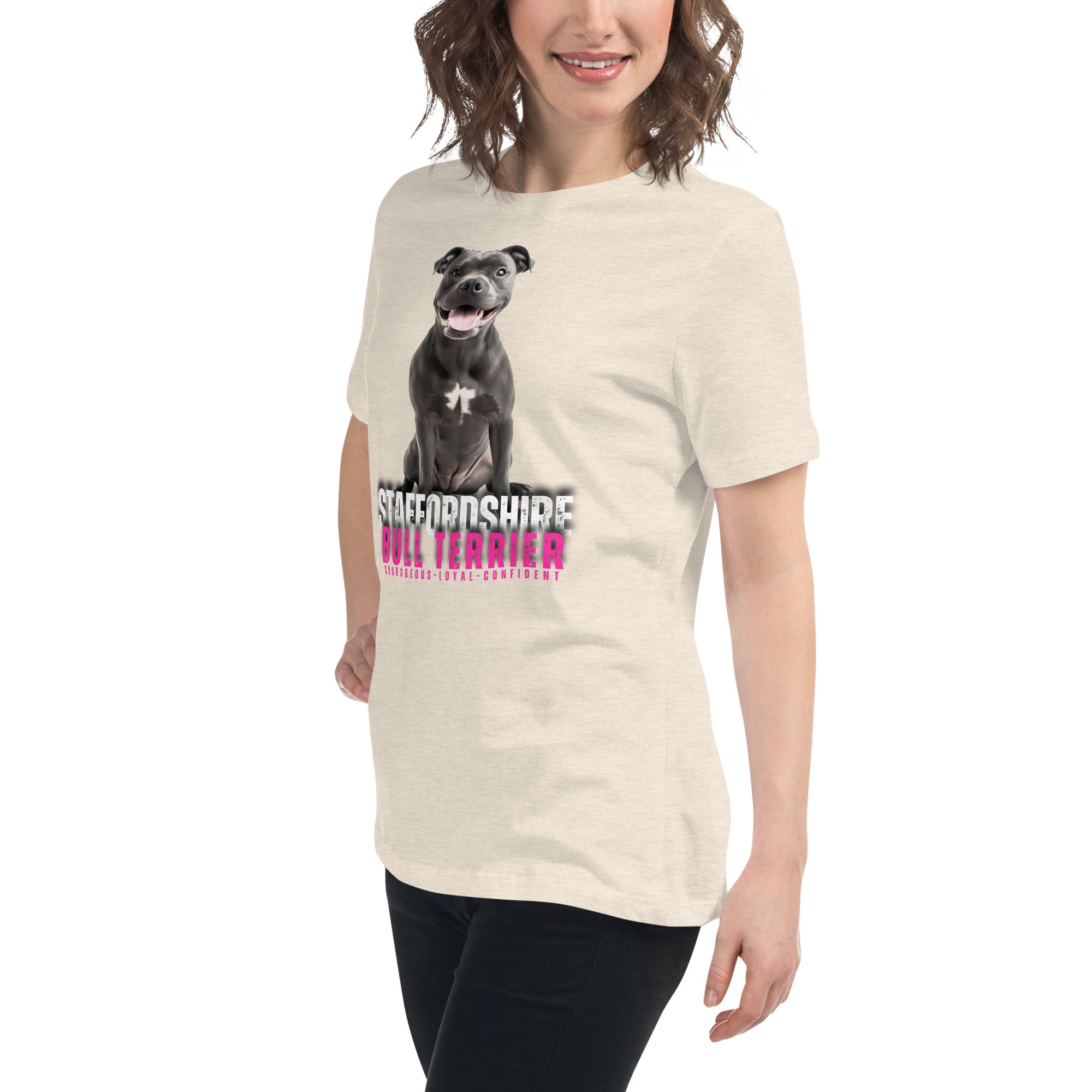 Staffordshire Bull Terrier Women's Relaxed T-Shirt