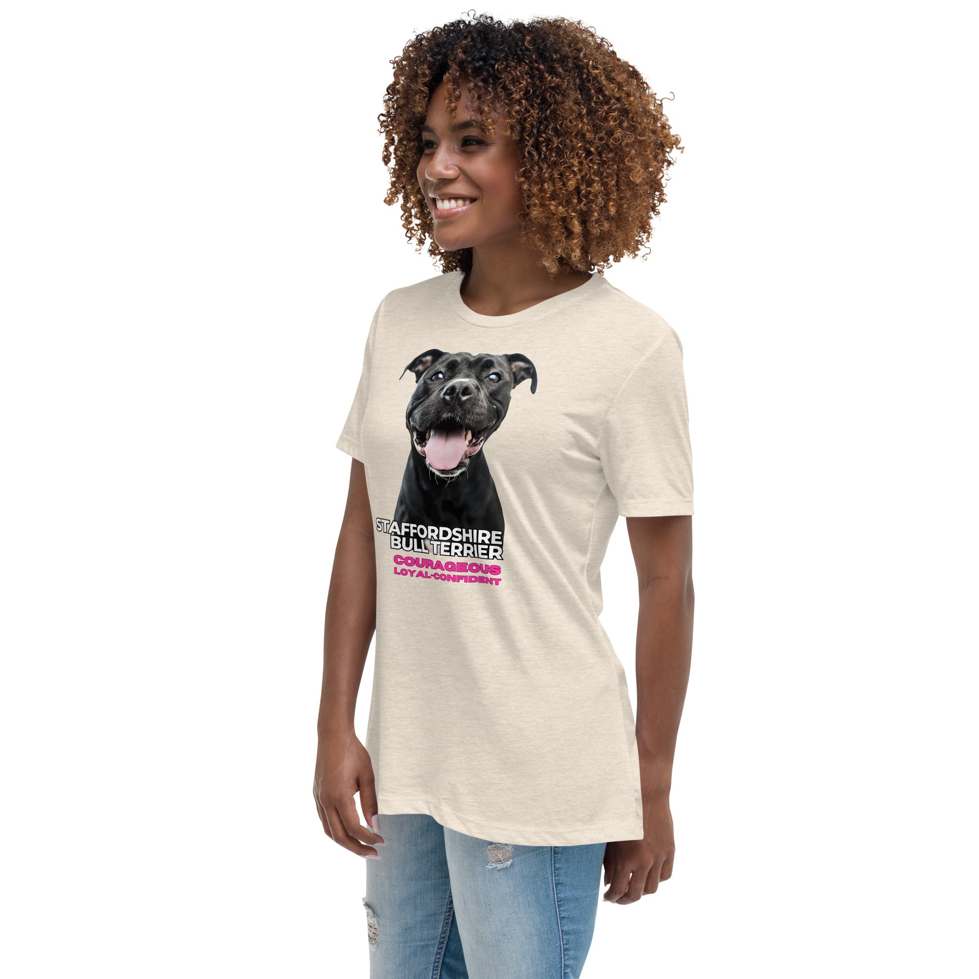 Staffordshire Bull Terrier Women's Relaxed T-Shirt