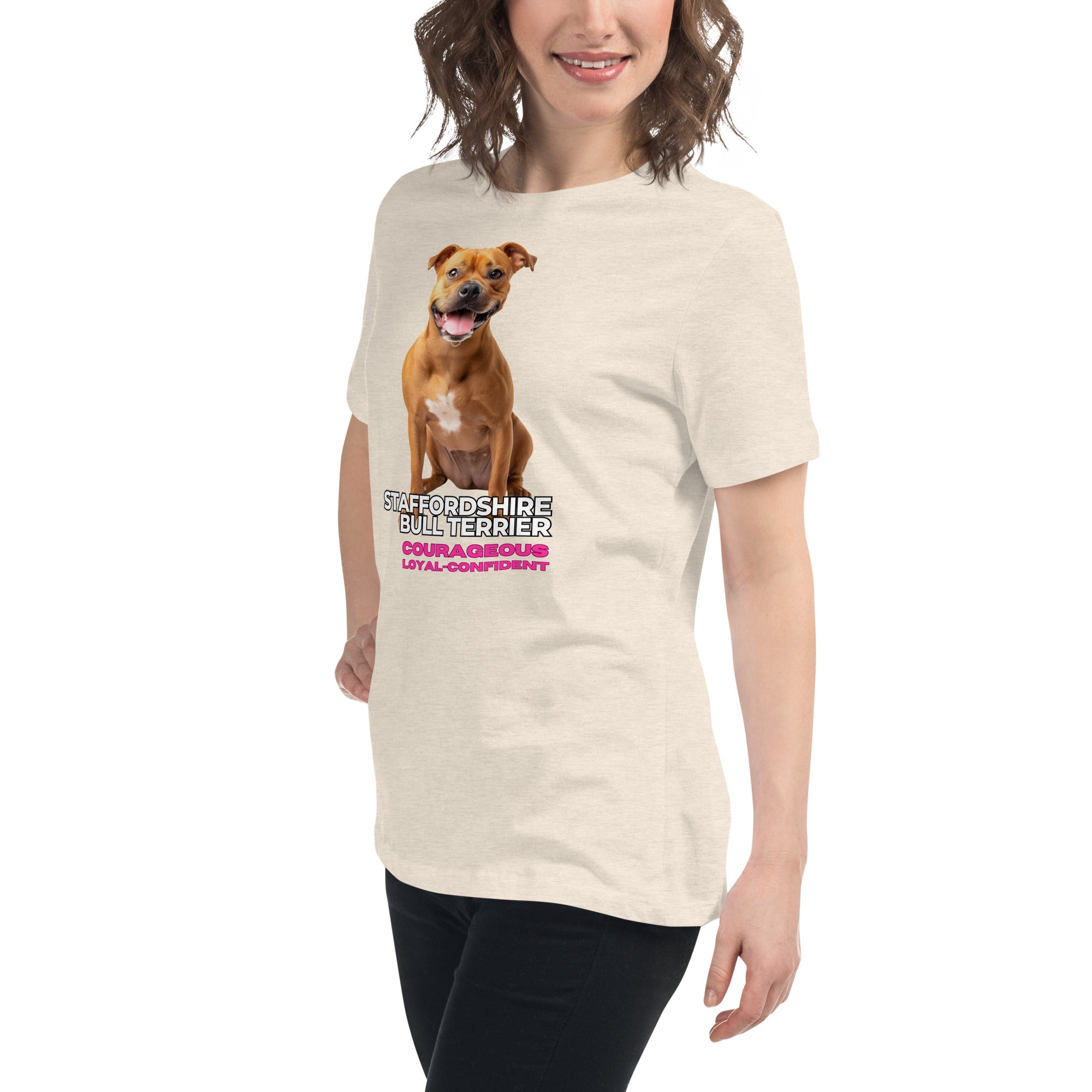 Staffordshire Bull Terrier Women's Relaxed T-Shirt