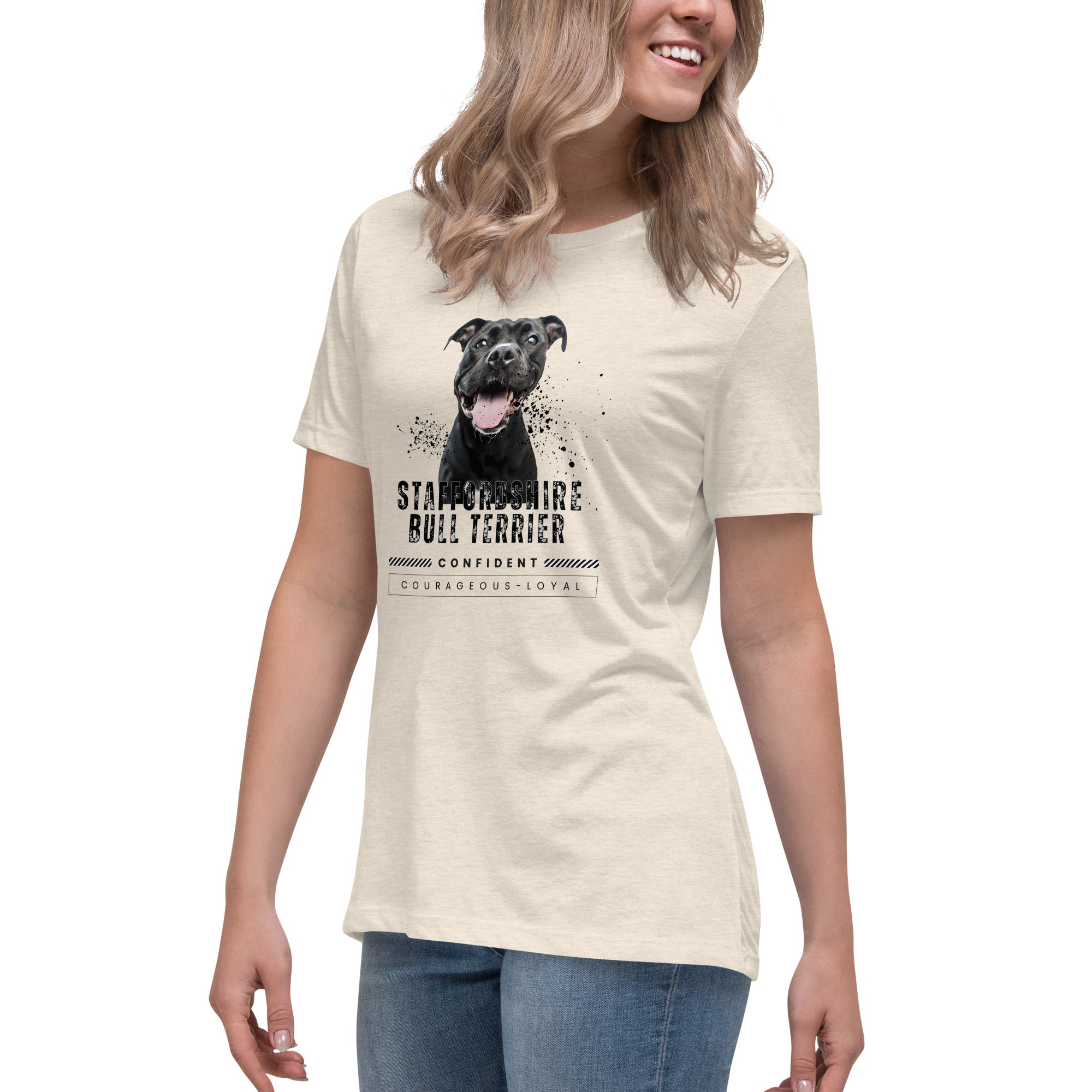 Staffordshire Bull Terrier Women's Relaxed T-Shirt