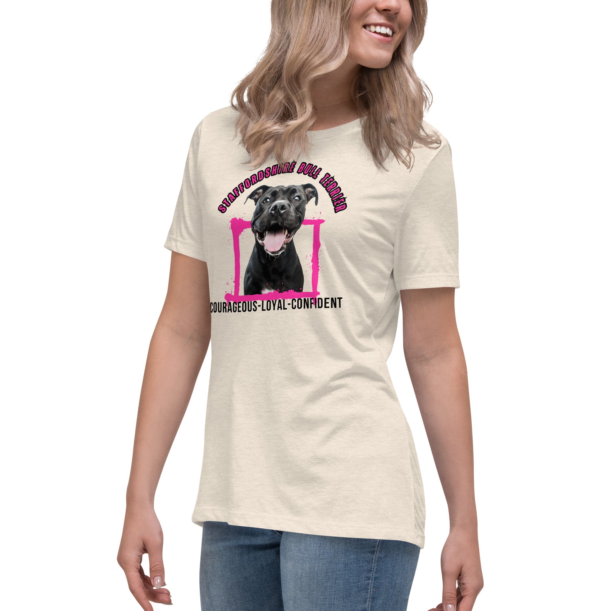 Staffordshire Bull Terrier Women's Relaxed T-Shirt