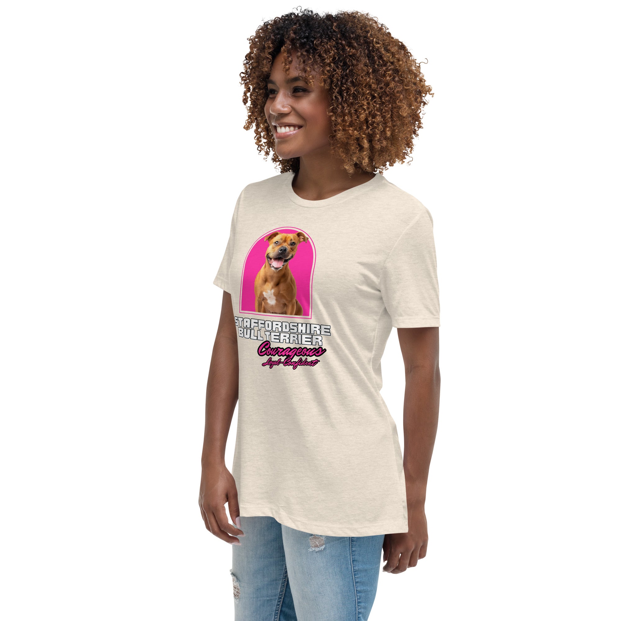 Staffordshire Bull Terrier Women's Relaxed T-Shirt