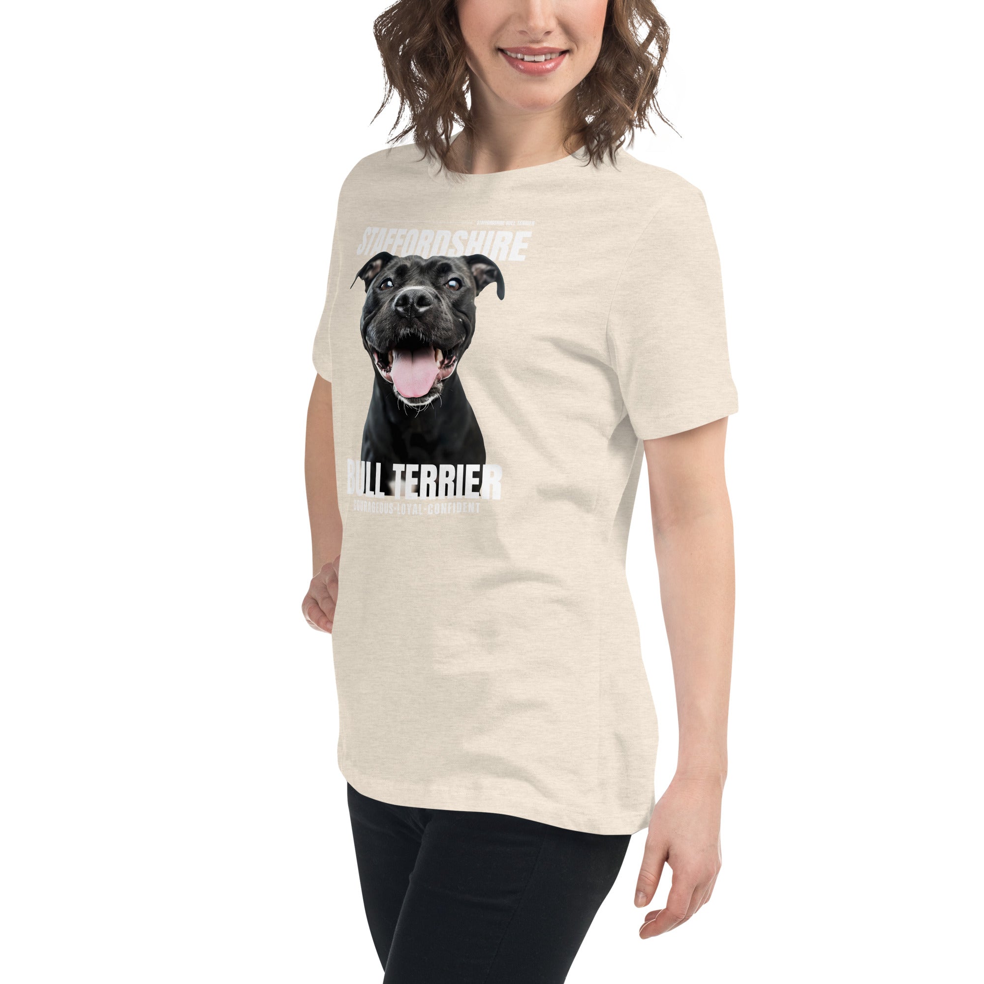 Staffordshire Bull Terrier Women's Relaxed T-Shirt