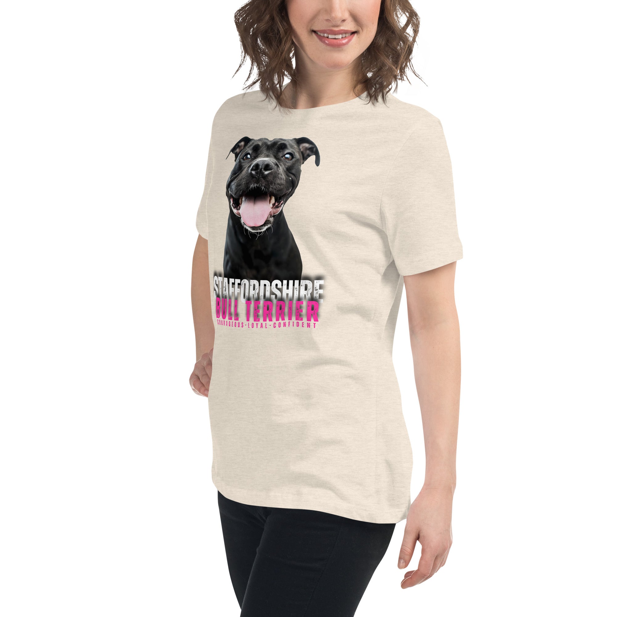 Staffordshire Bull Terrier Women's Relaxed T-Shirt