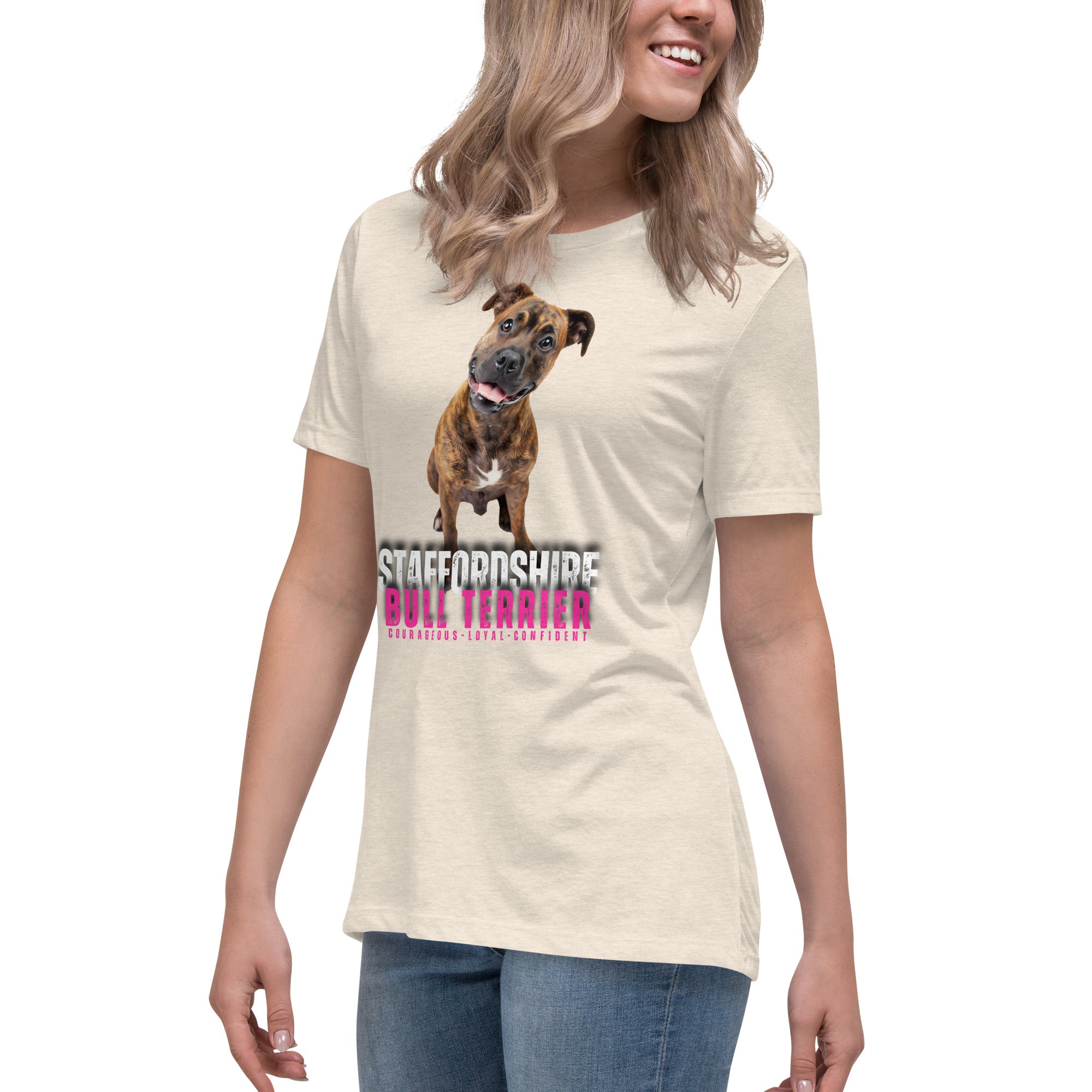 Staffordshire Bull Terrier Women's Relaxed T-Shirt