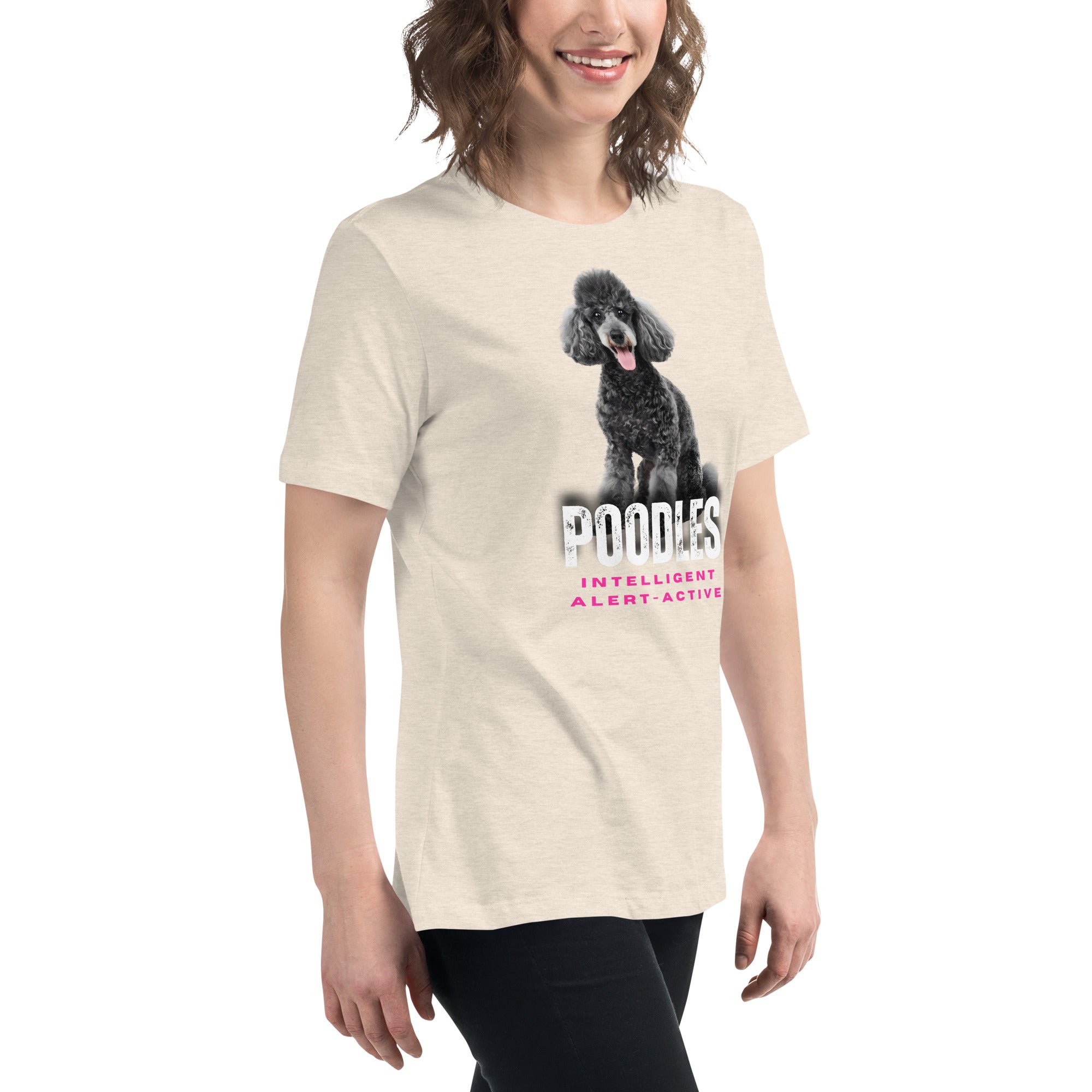 Poodle Women's Relaxed T-Shirt