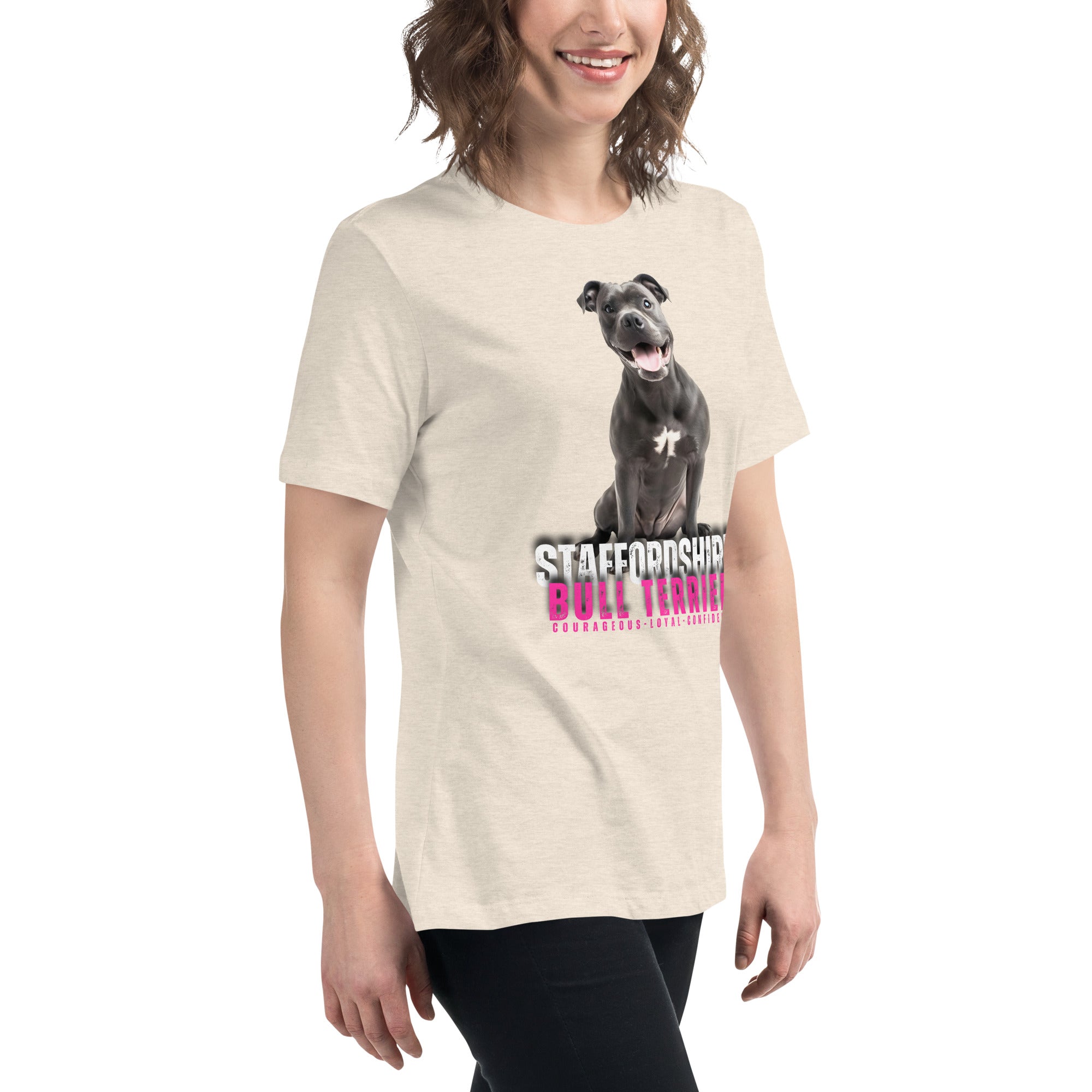 Staffordshire Bull Terrier Women's Relaxed T-Shirt