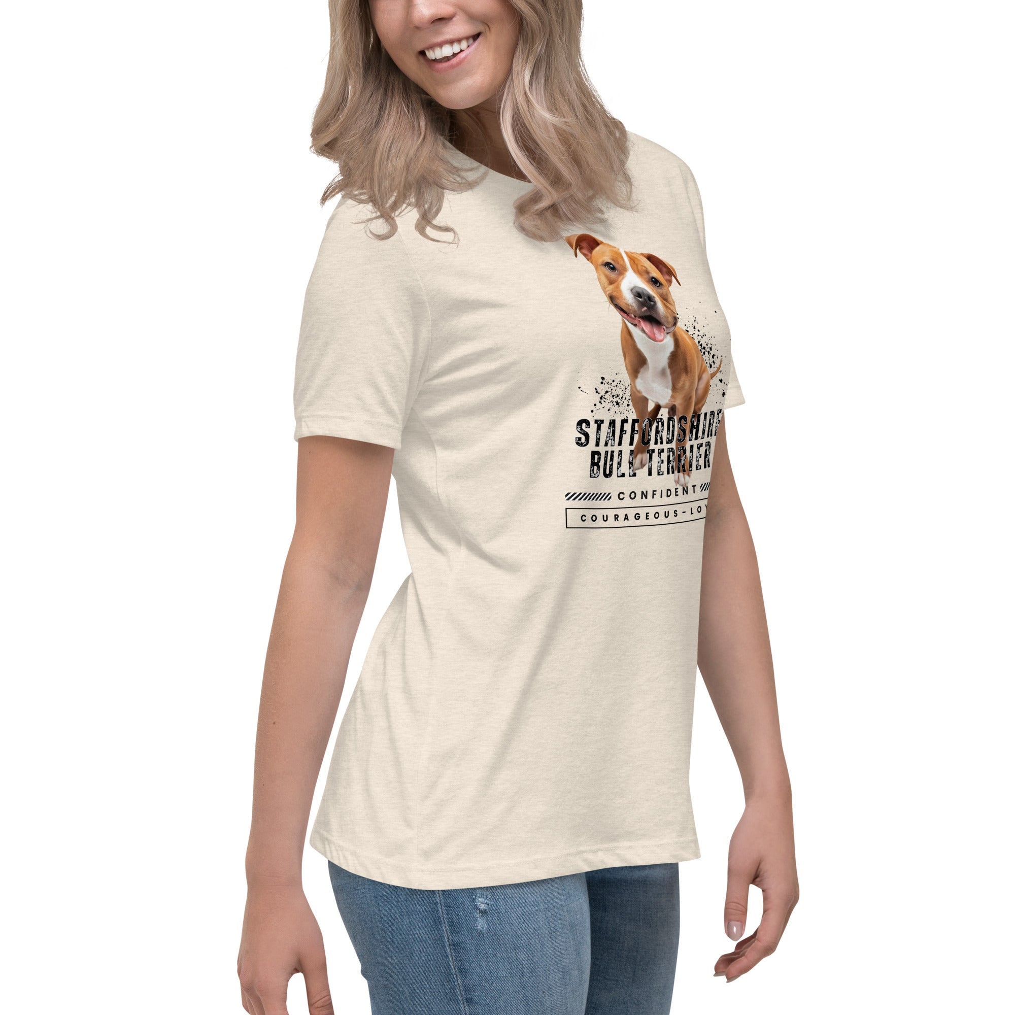 Staffordshire Bull Terrier Women's Relaxed T-Shirt