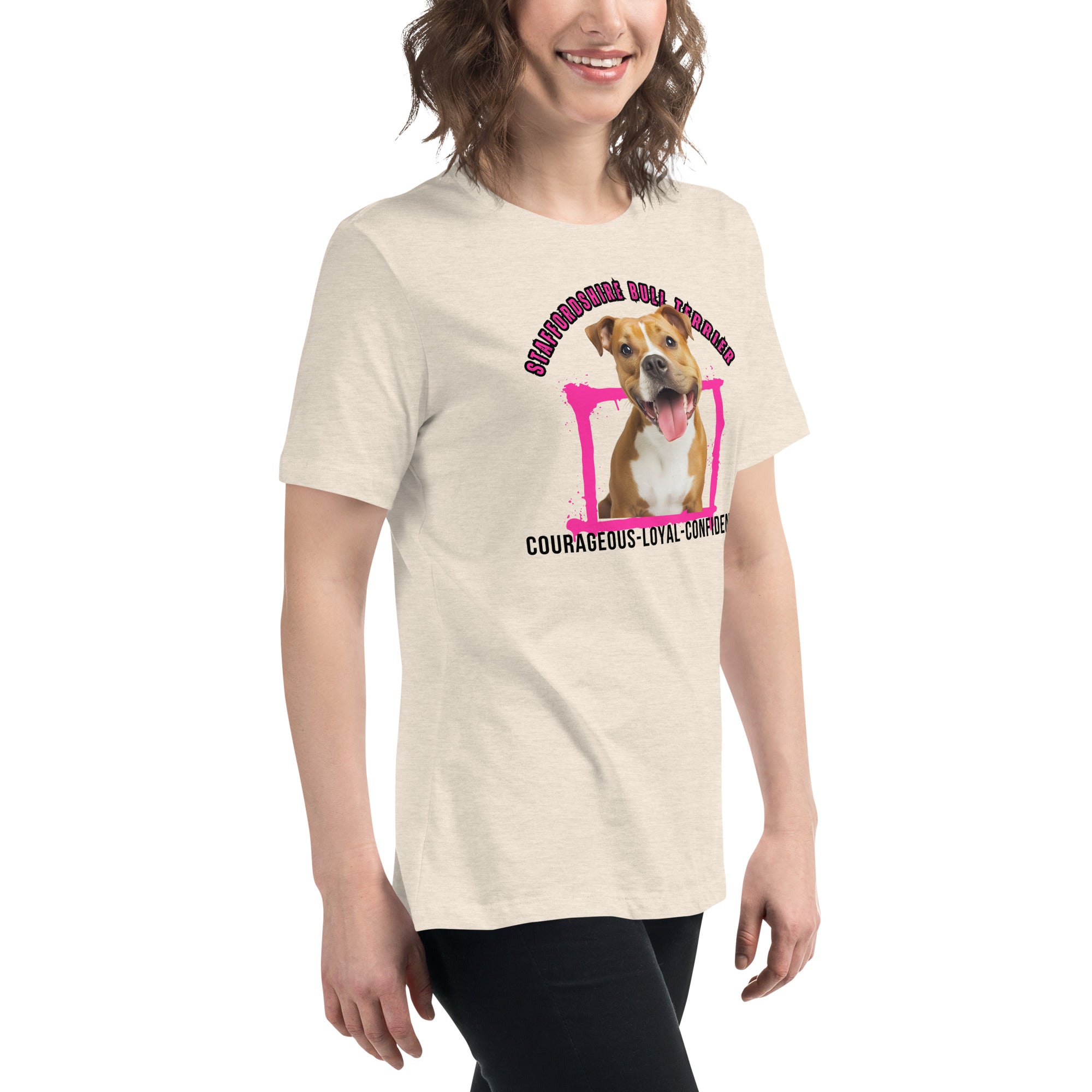 Staffordshire Bull Terrier Women's Relaxed T-Shirt