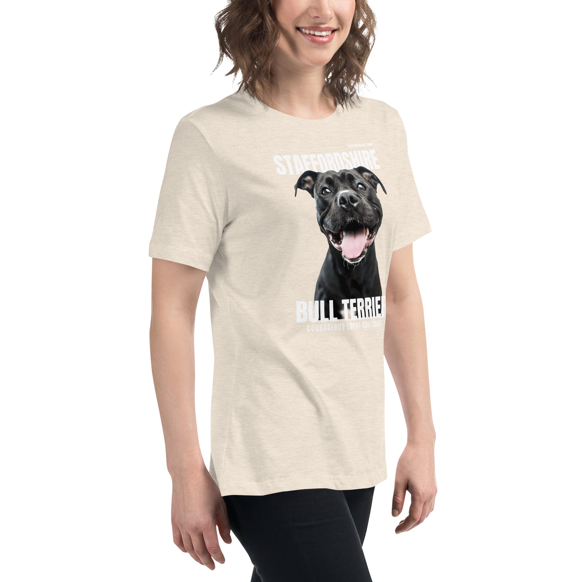 Staffordshire Bull Terrier Women's Relaxed T-Shirt