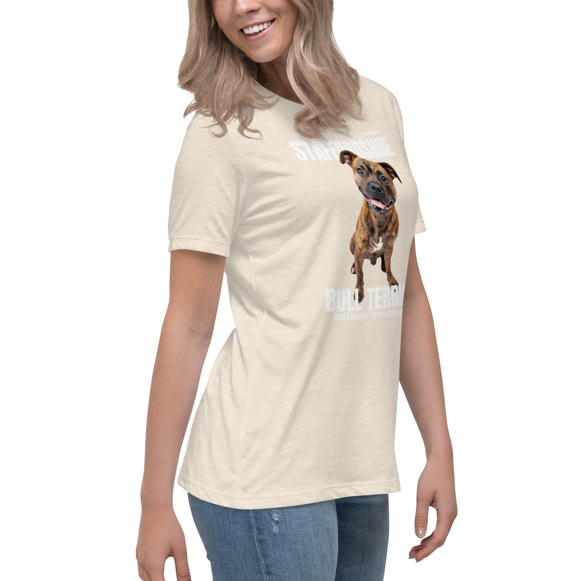 Staffordshire Bull Terrier Women's Relaxed T-Shirt