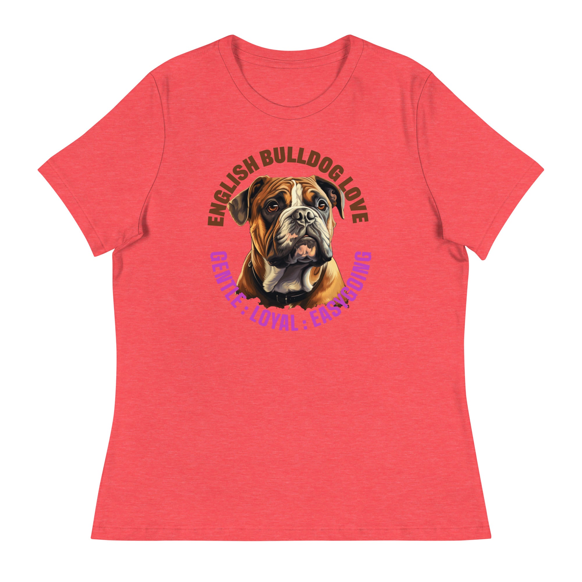 English Bulldog Women's Relaxed T-Shirt