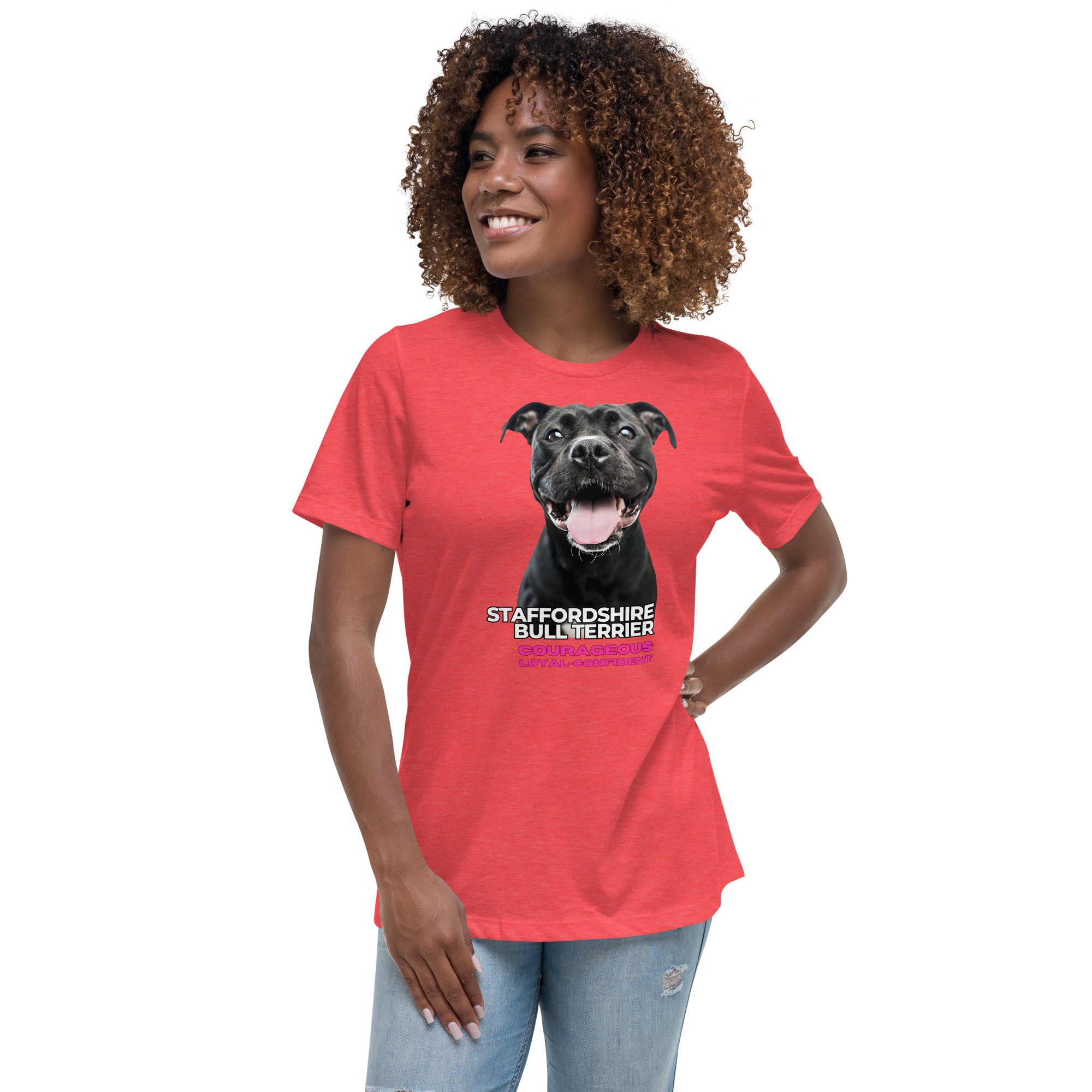 Staffordshire Bull Terrier Women's Relaxed T-Shirt