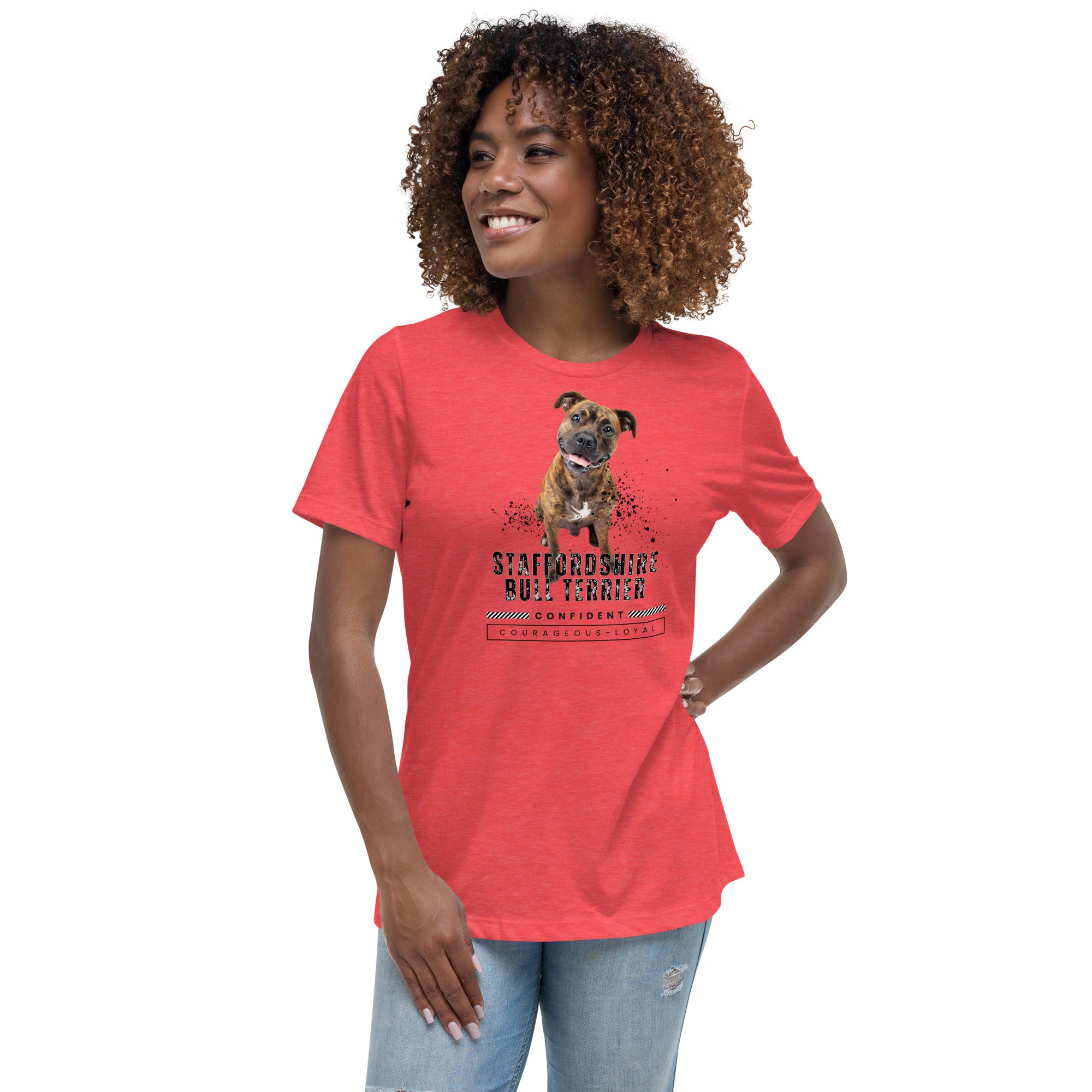 Staffordshire Bull Terrier Women's Relaxed T-Shirt