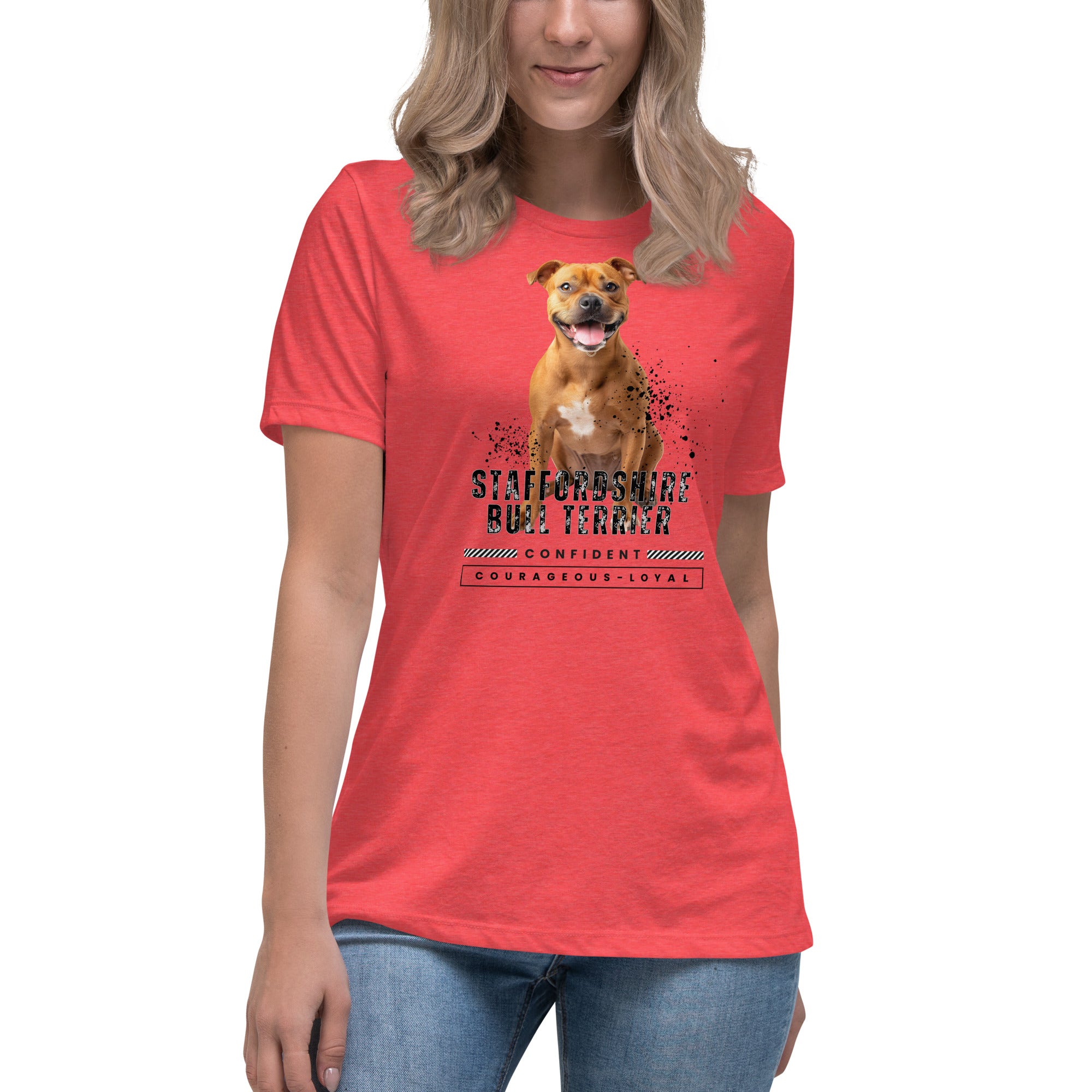 Staffordshire Bull Terrier Women's Relaxed T-Shirt