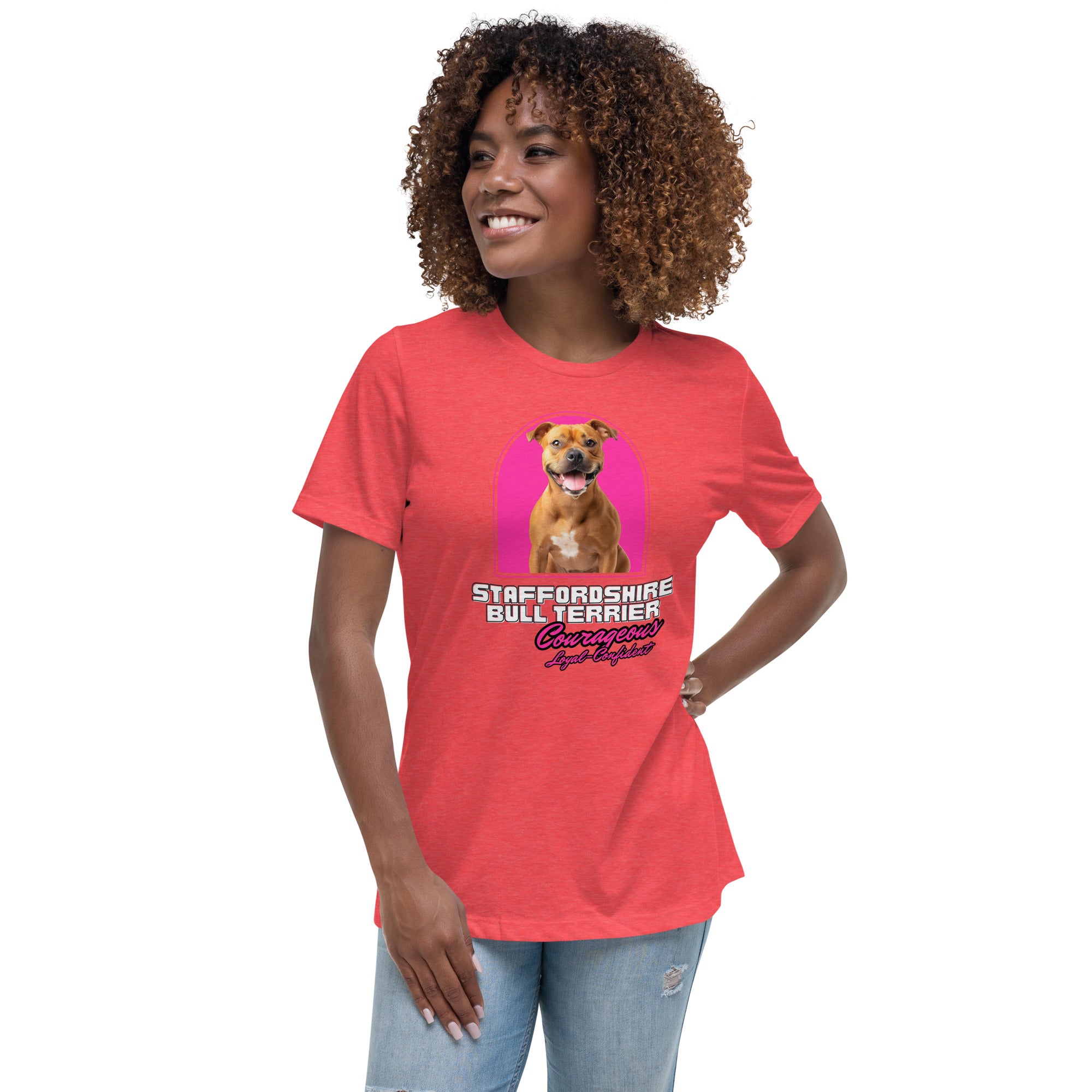 Staffordshire Bull Terrier Women's Relaxed T-Shirt