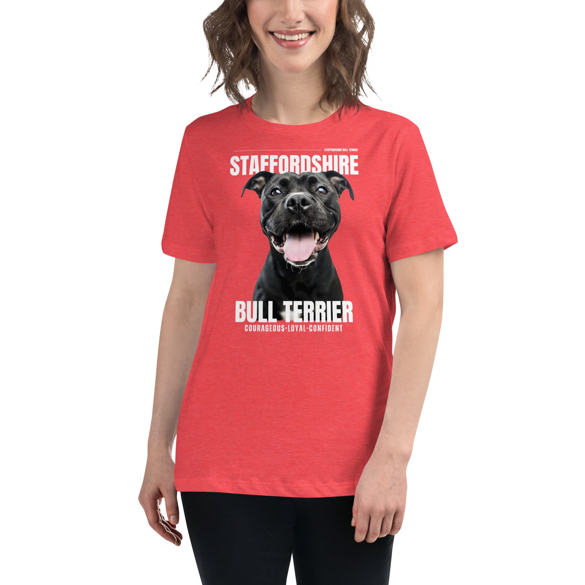 Staffordshire Bull Terrier Women's Relaxed T-Shirt