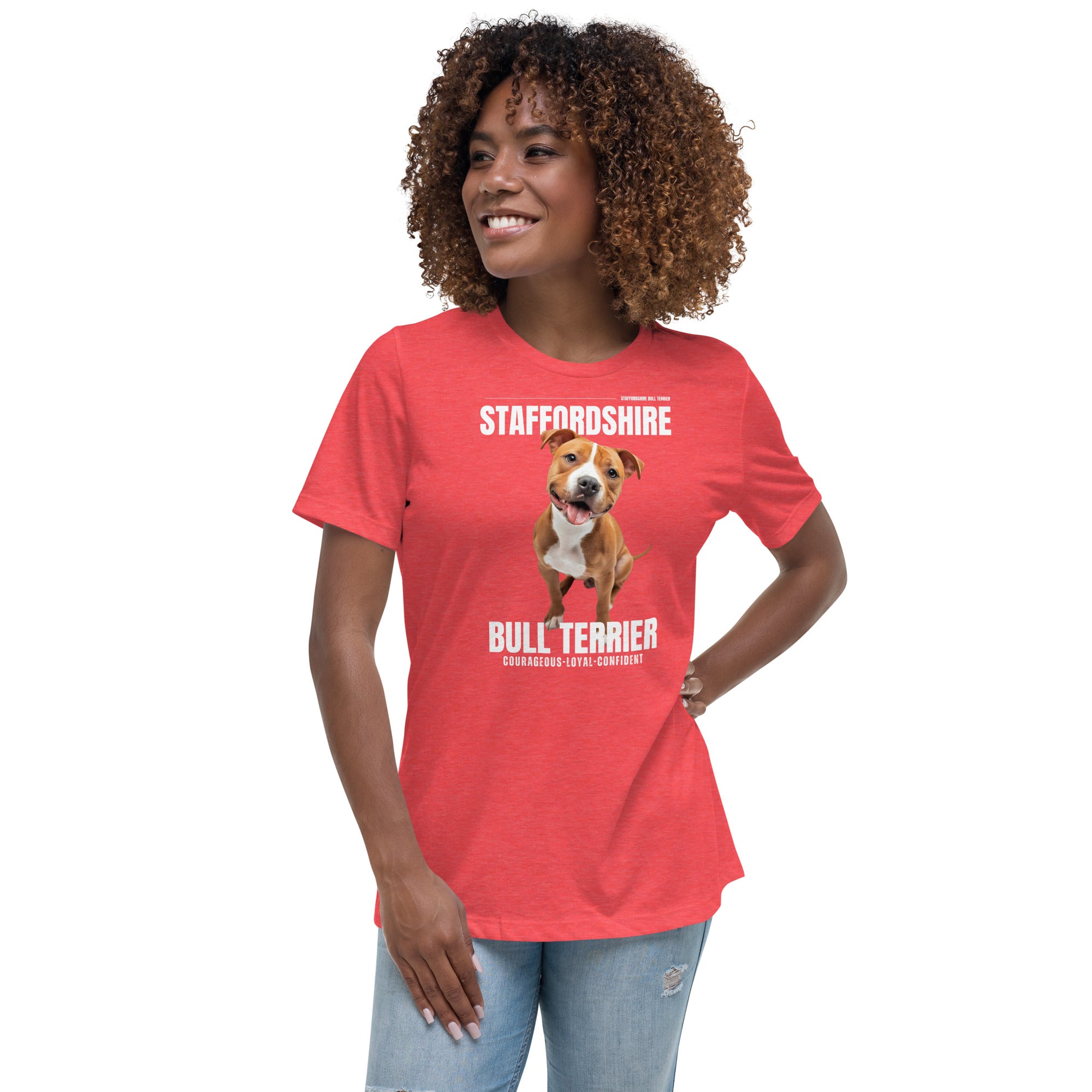 Staffordshire Bull Terrier Women's Relaxed T-Shirt