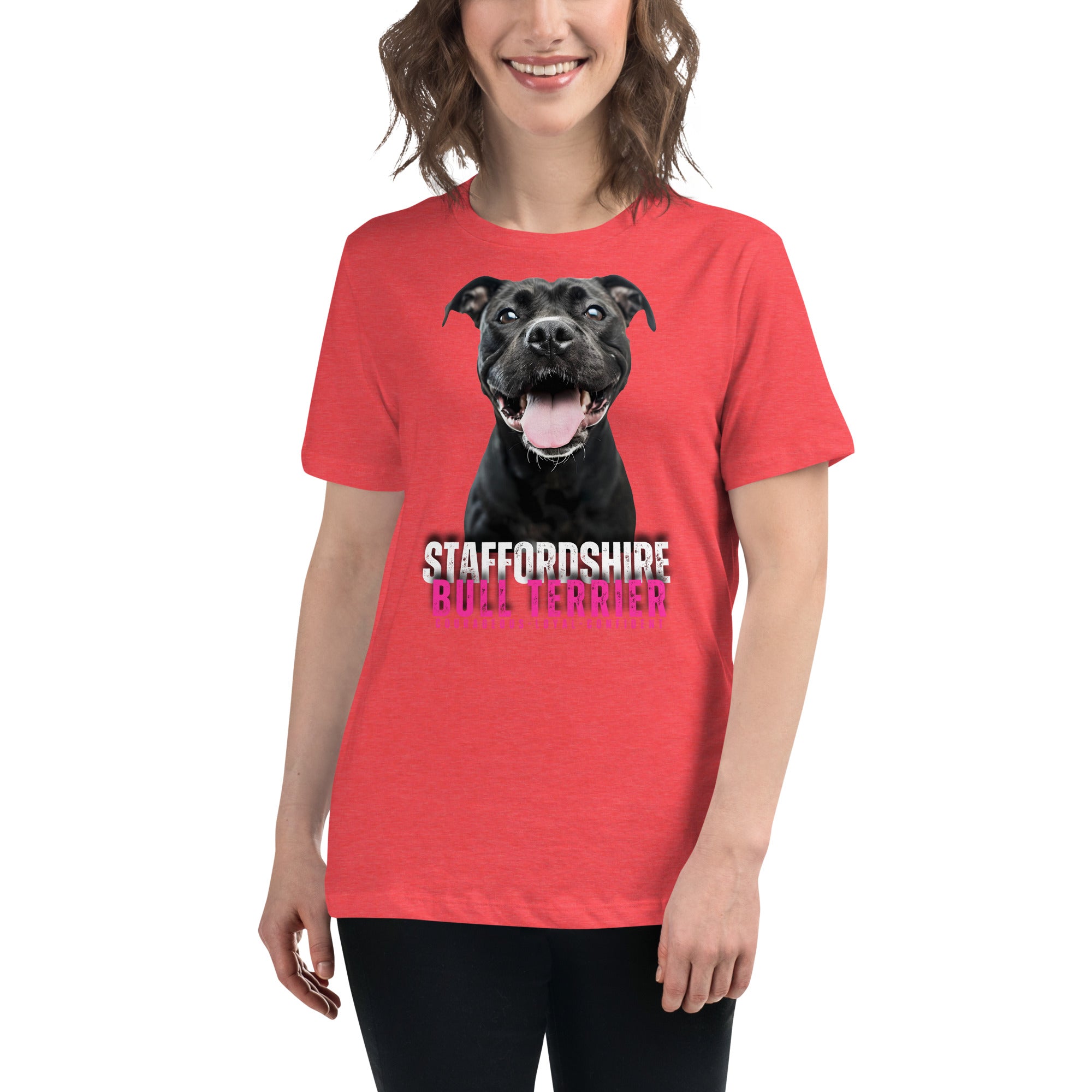 Staffordshire Bull Terrier Women's Relaxed T-Shirt