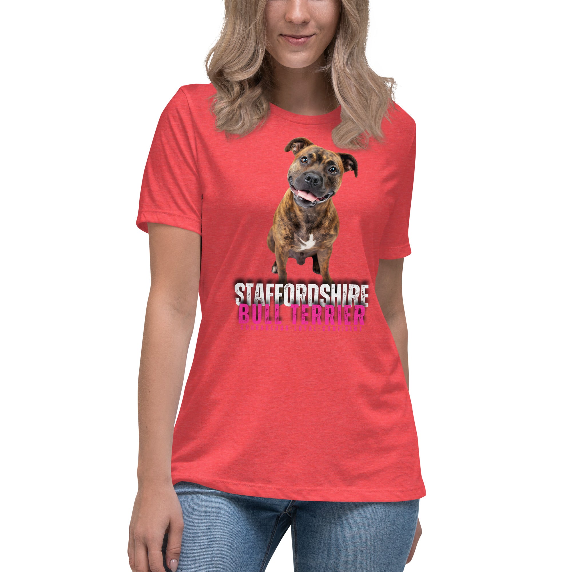 Staffordshire Bull Terrier Women's Relaxed T-Shirt