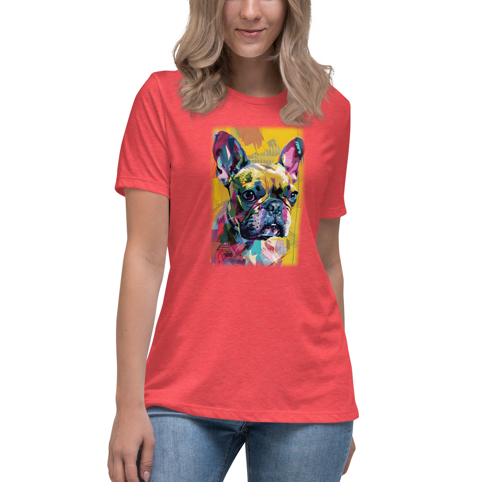 French Bulldog Women's Relaxed T-Shirt