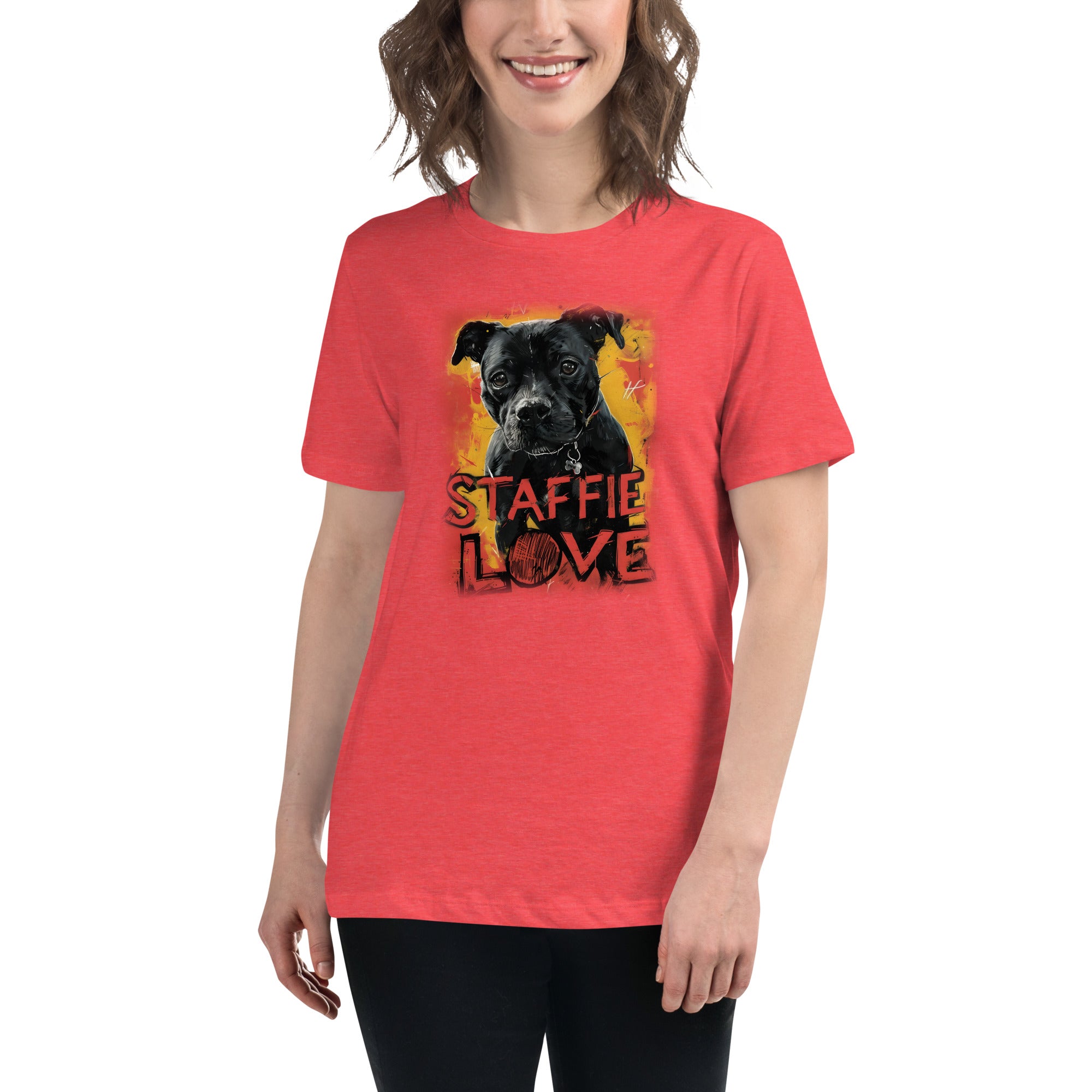 Staffie Bull Women's Relaxed T-Shirt