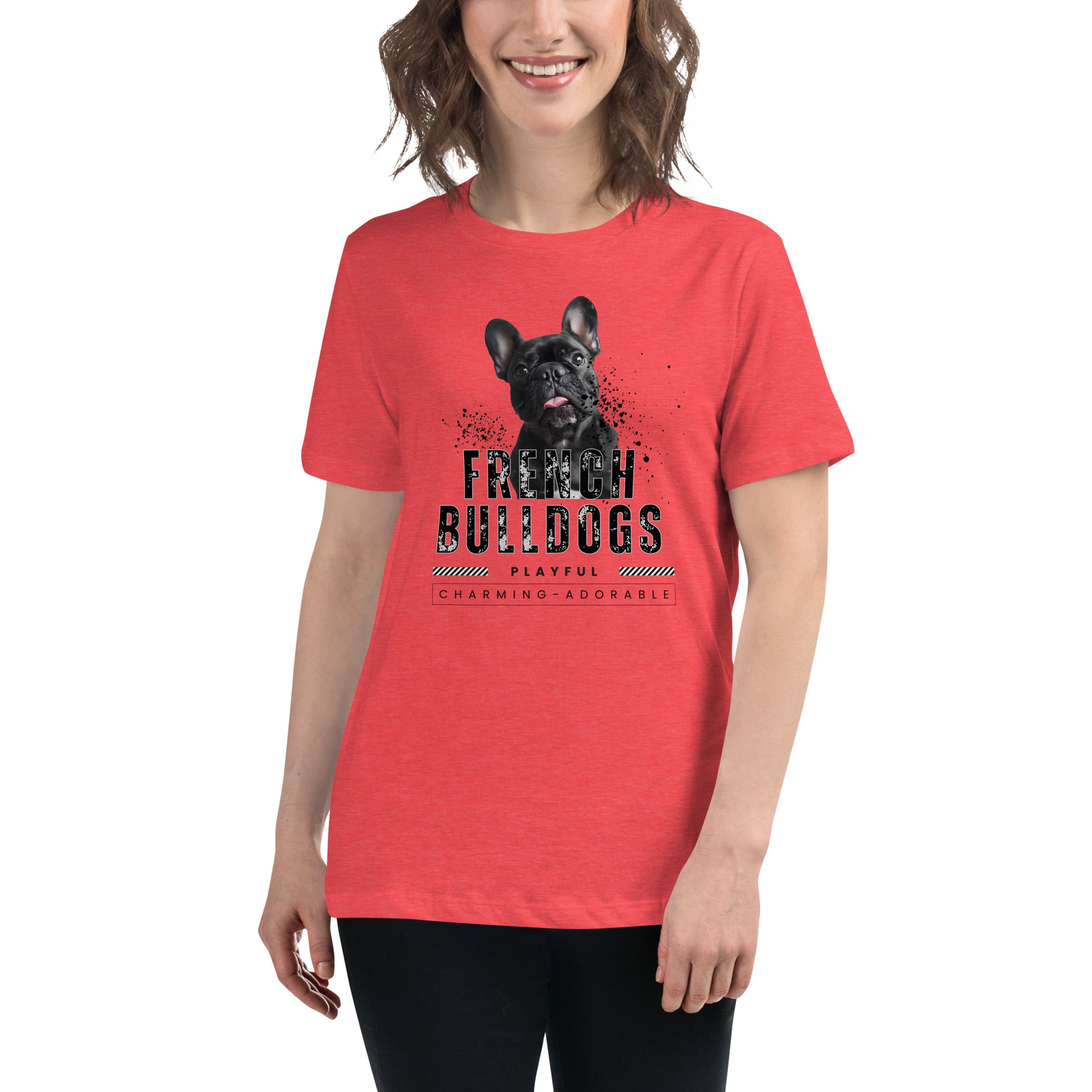 French Bull Dog Women's Relaxed T-Shirt