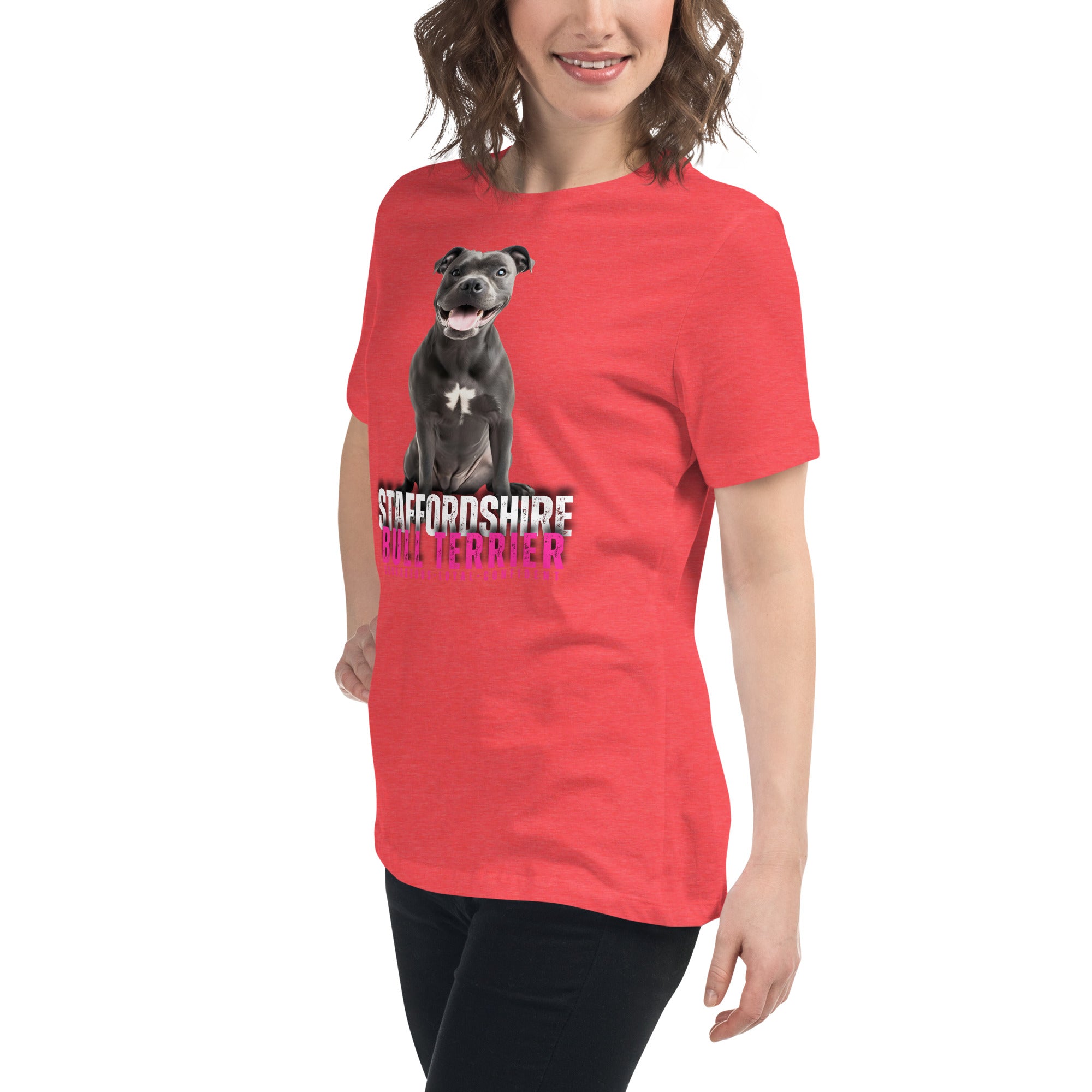 Staffordshire Bull Terrier Women's Relaxed T-Shirt