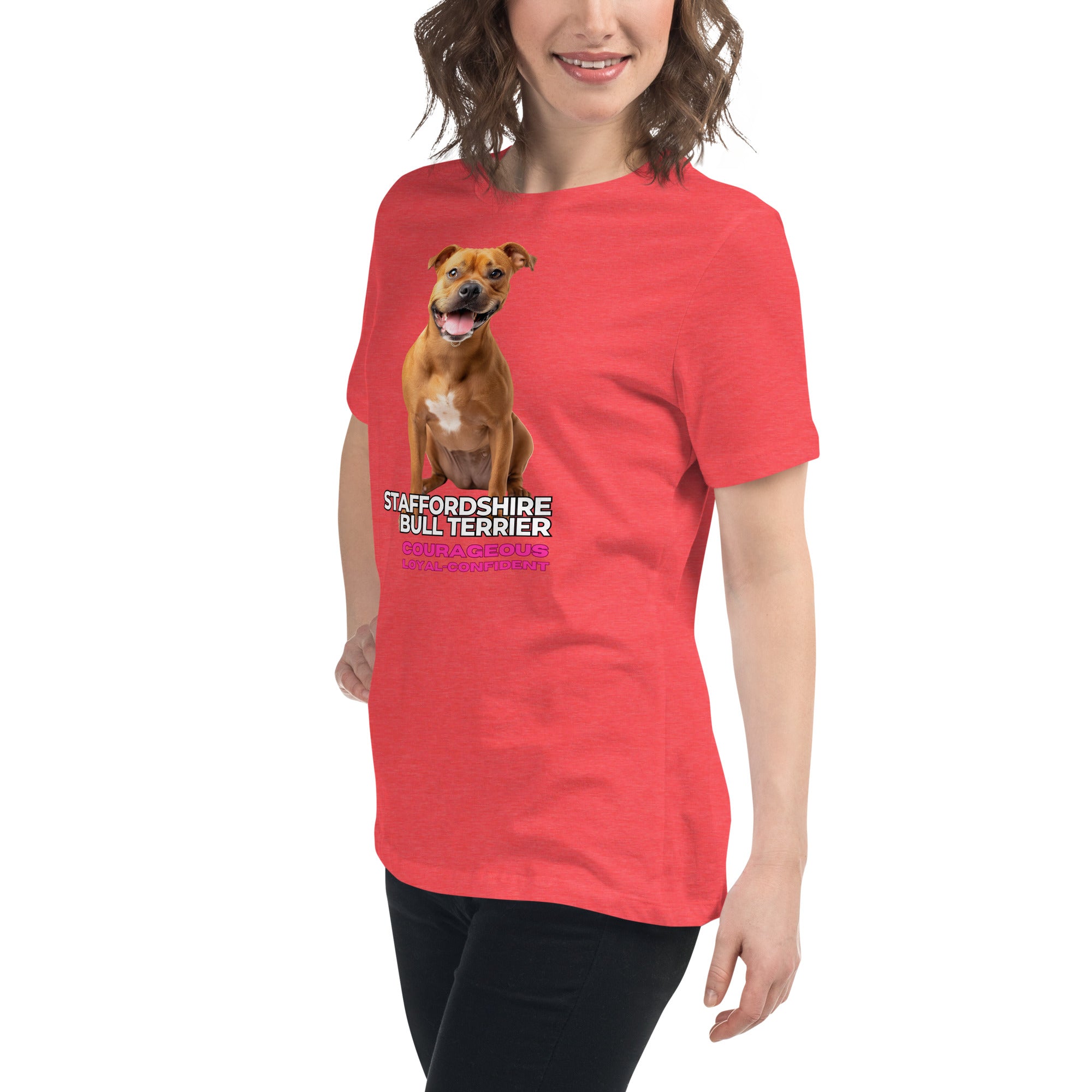 Staffordshire Bull Terrier Women's Relaxed T-Shirt