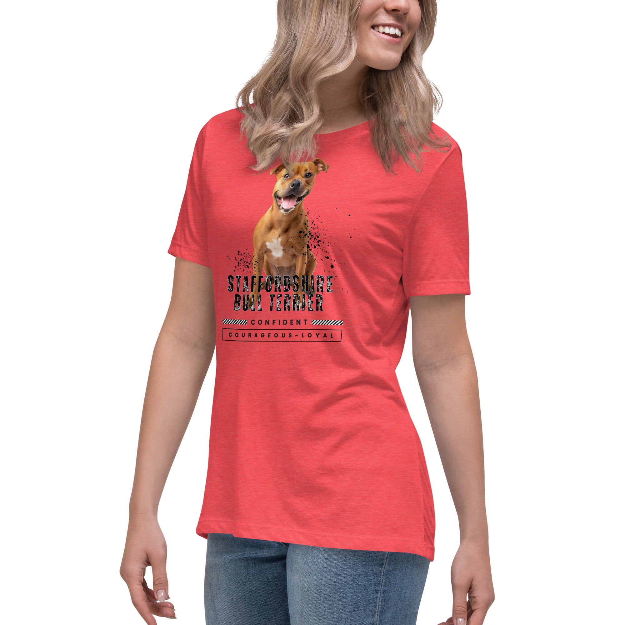 Staffordshire Bull Terrier Women's Relaxed T-Shirt