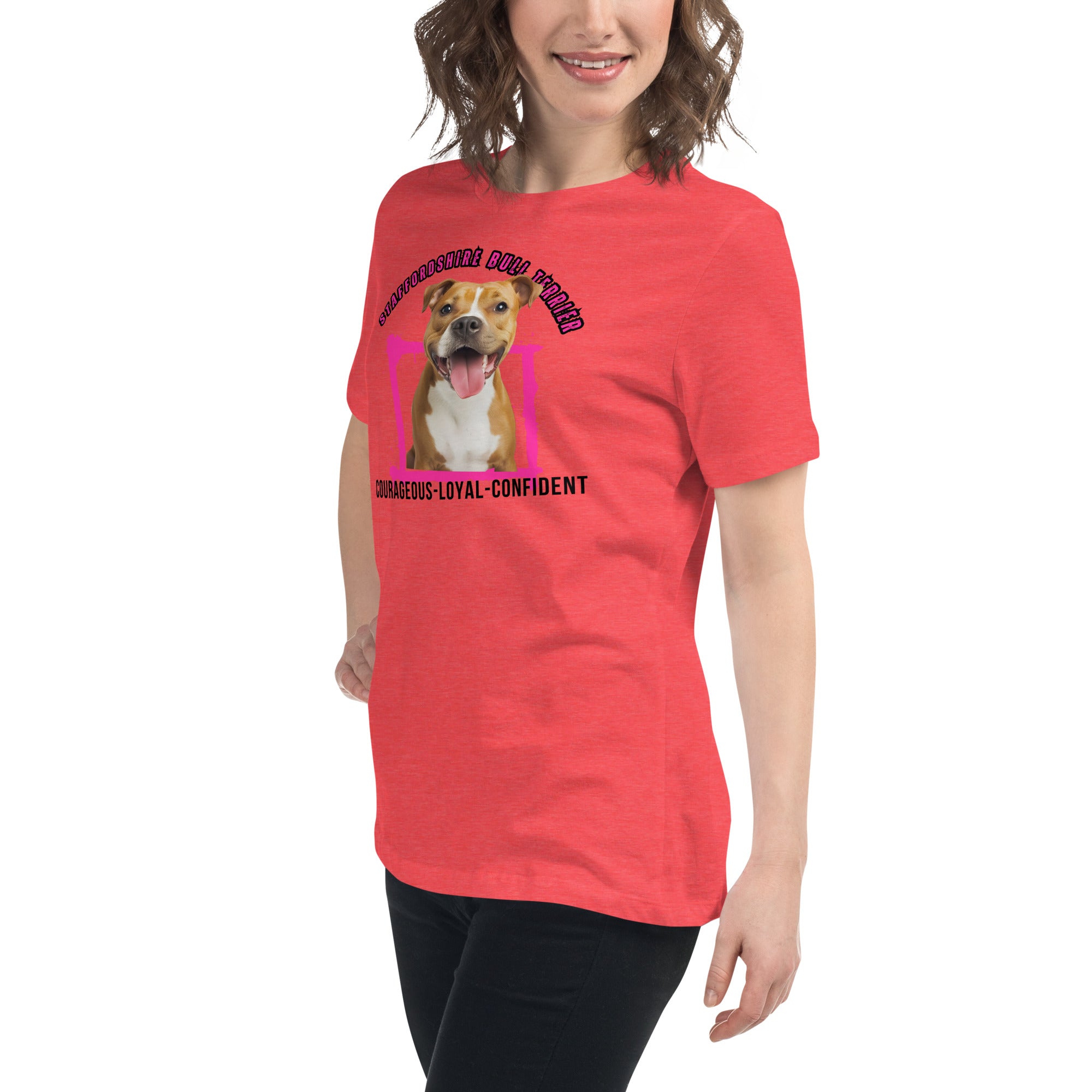 Staffordshire Bull Terrier Women's Relaxed T-Shirt