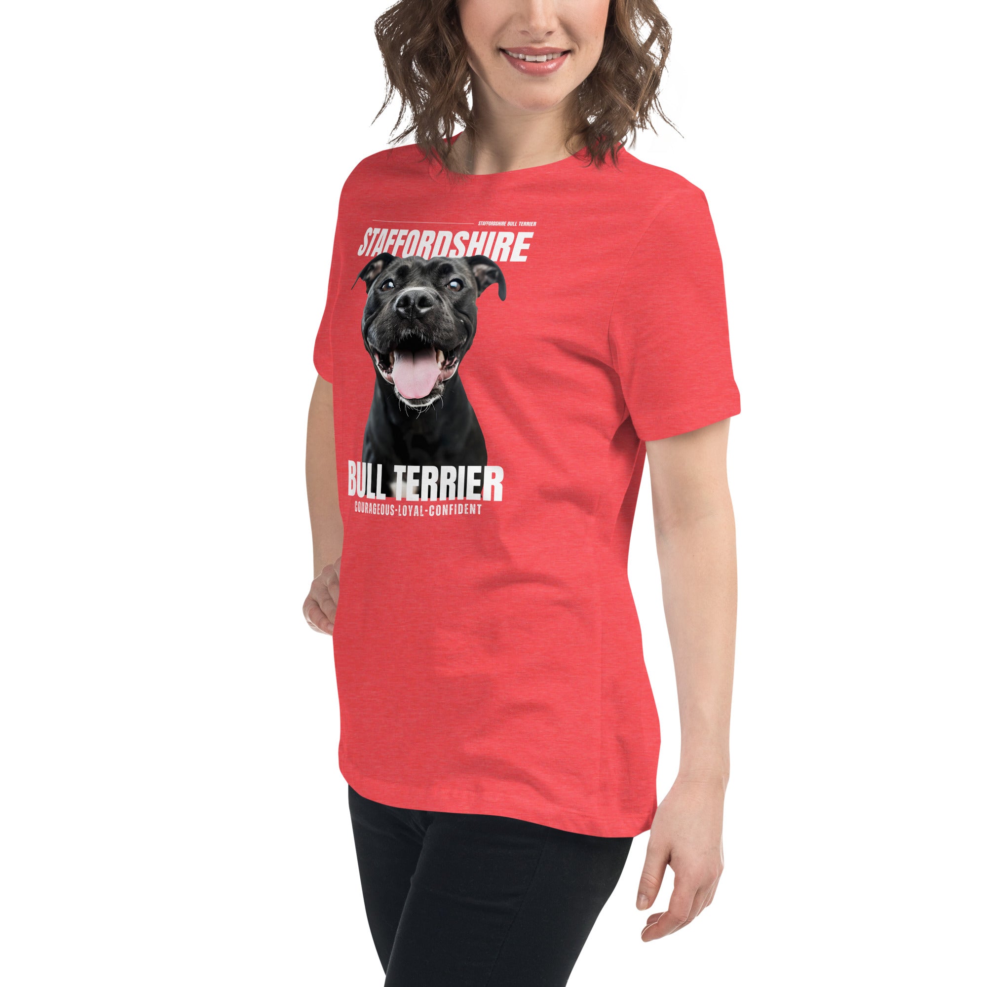 Staffordshire Bull Terrier Women's Relaxed T-Shirt