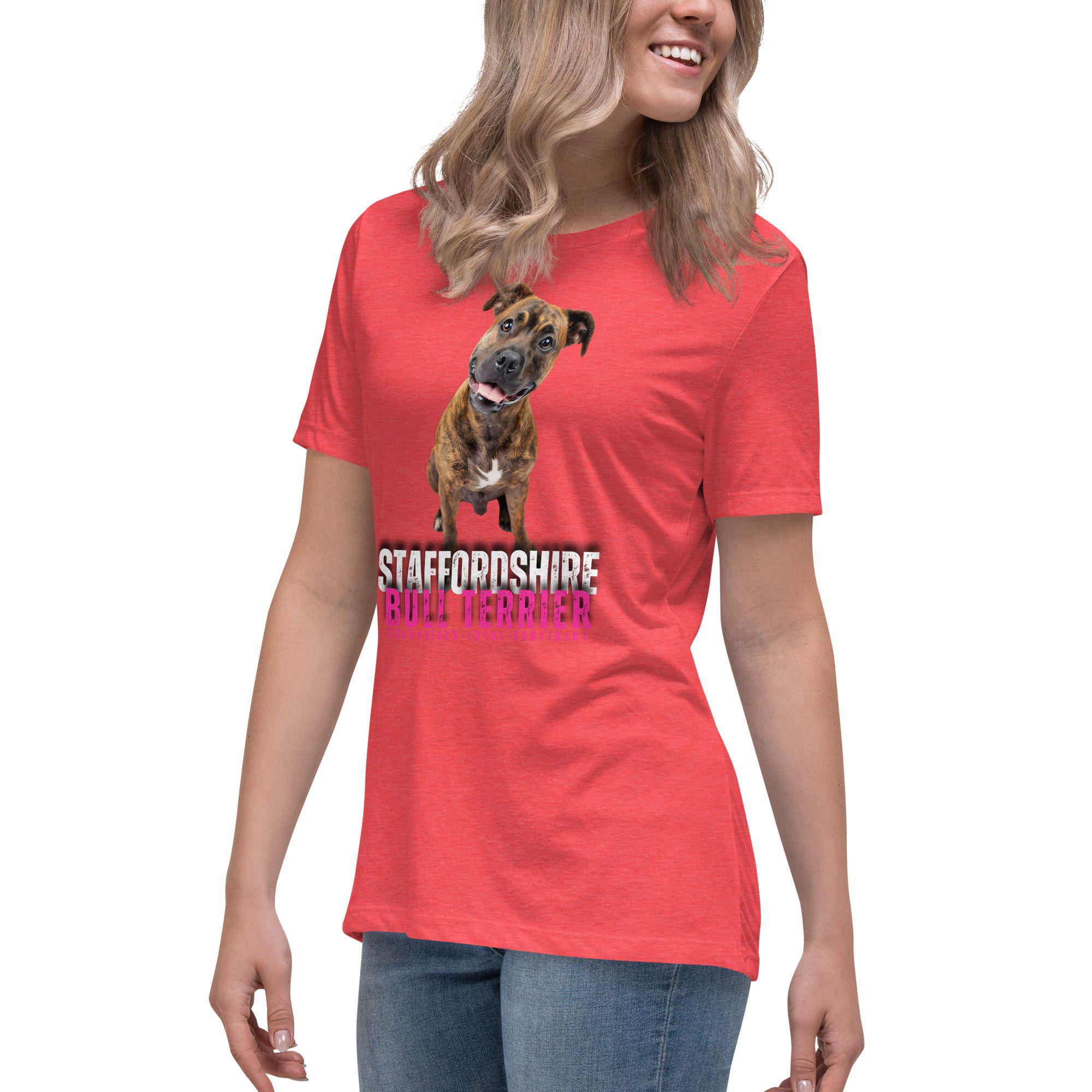 Staffordshire Bull Terrier Women's Relaxed T-Shirt