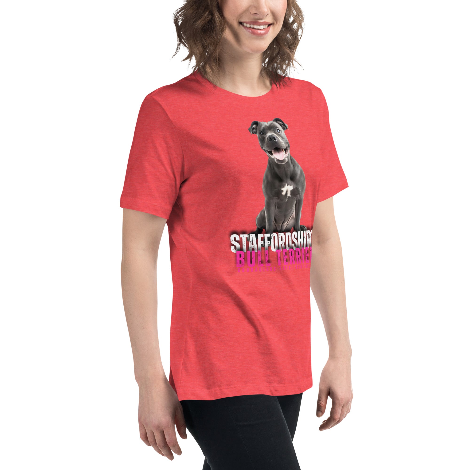 Staffordshire Bull Terrier Women's Relaxed T-Shirt