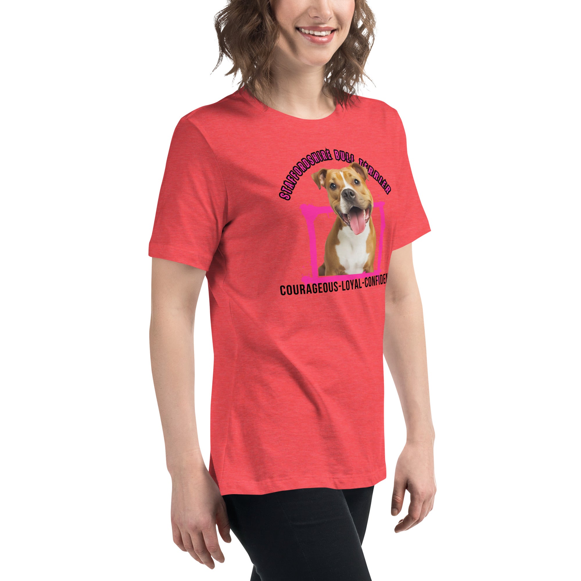 Staffordshire Bull Terrier Women's Relaxed T-Shirt