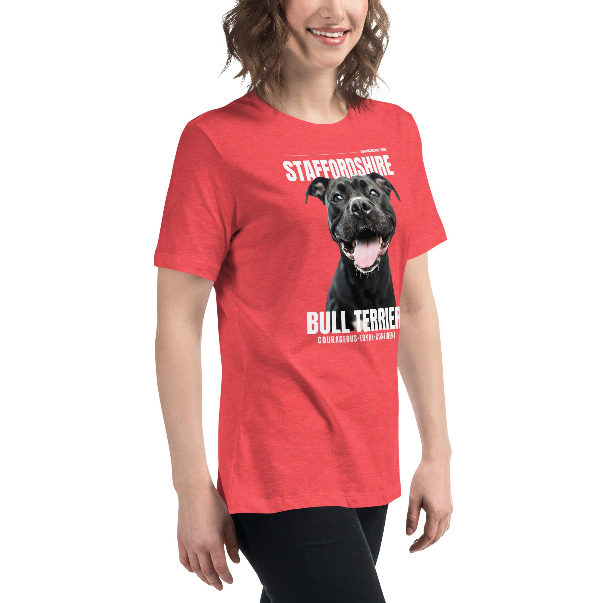 Staffordshire Bull Terrier Women's Relaxed T-Shirt