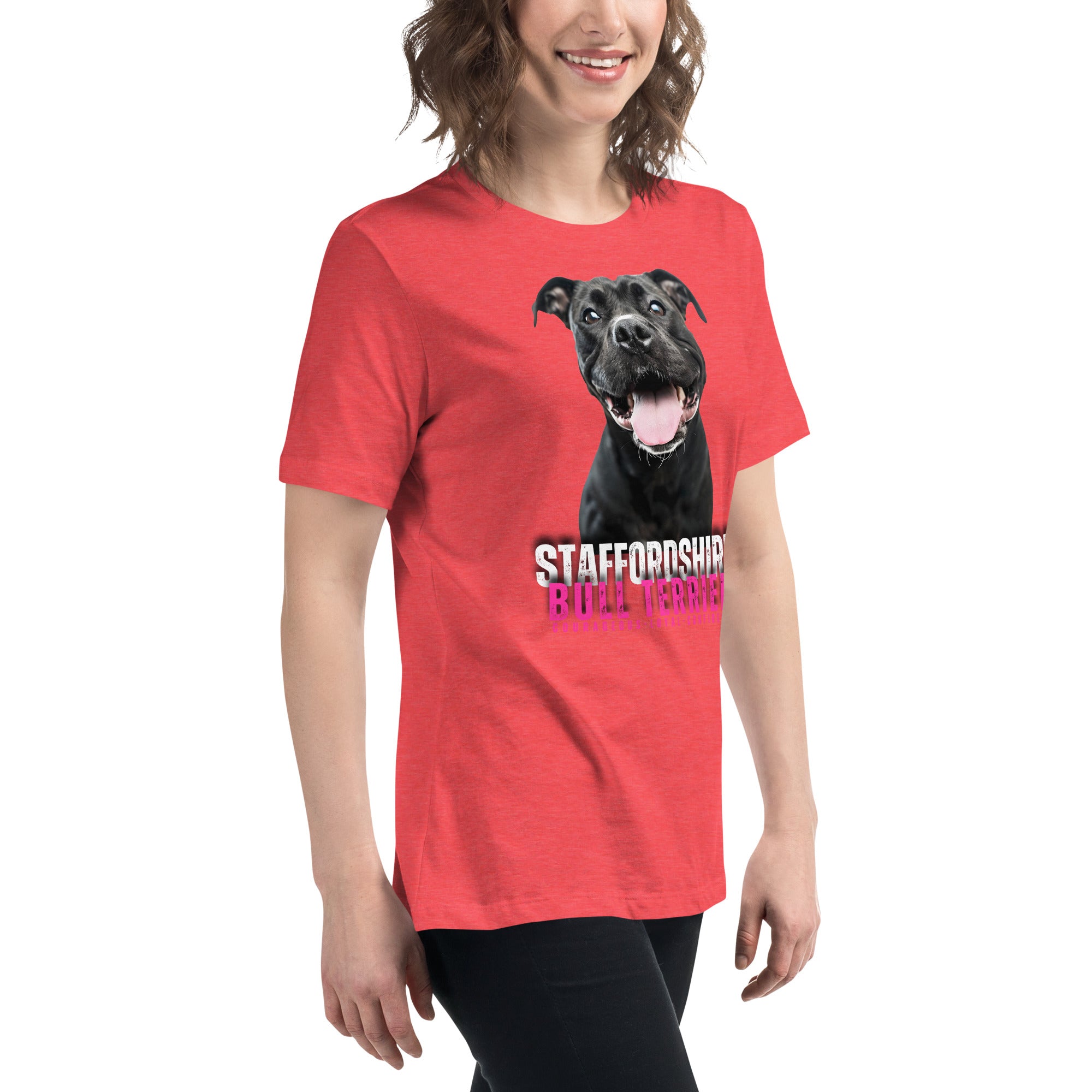 Staffordshire Bull Terrier Women's Relaxed T-Shirt