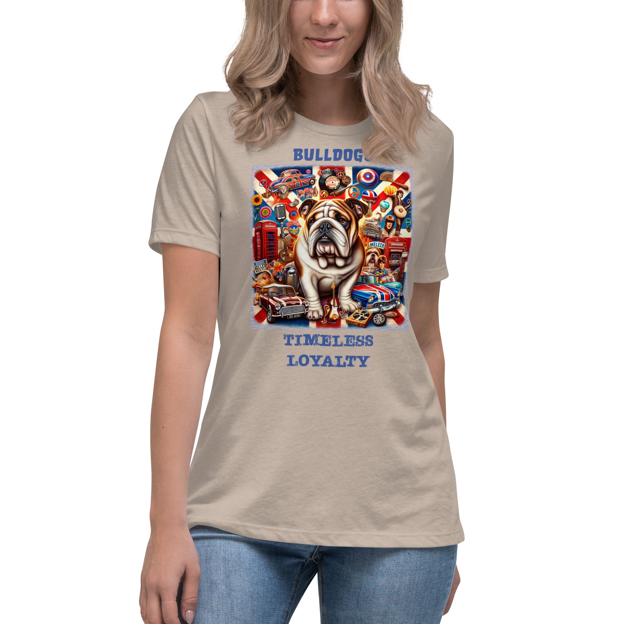 English Bulldog Women's Relaxed T-Shirt