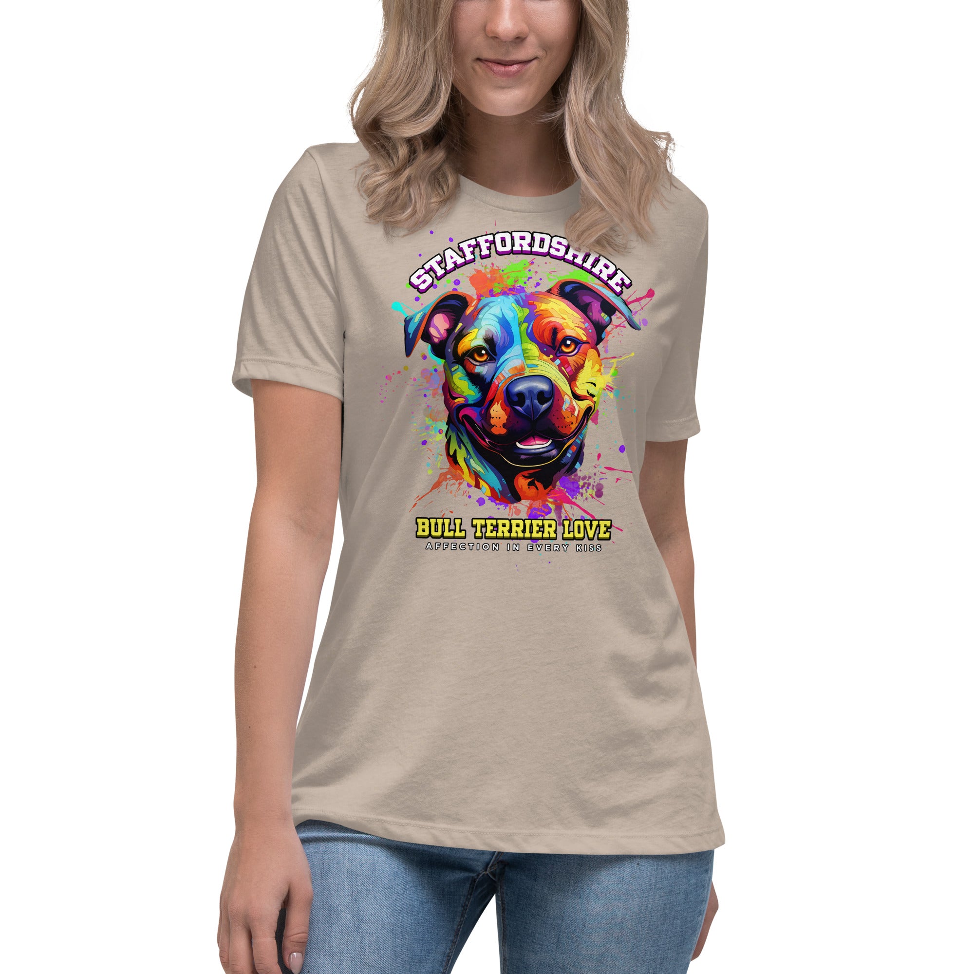 Staffordshire Bull Terrier Women's Relaxed T-Shirt