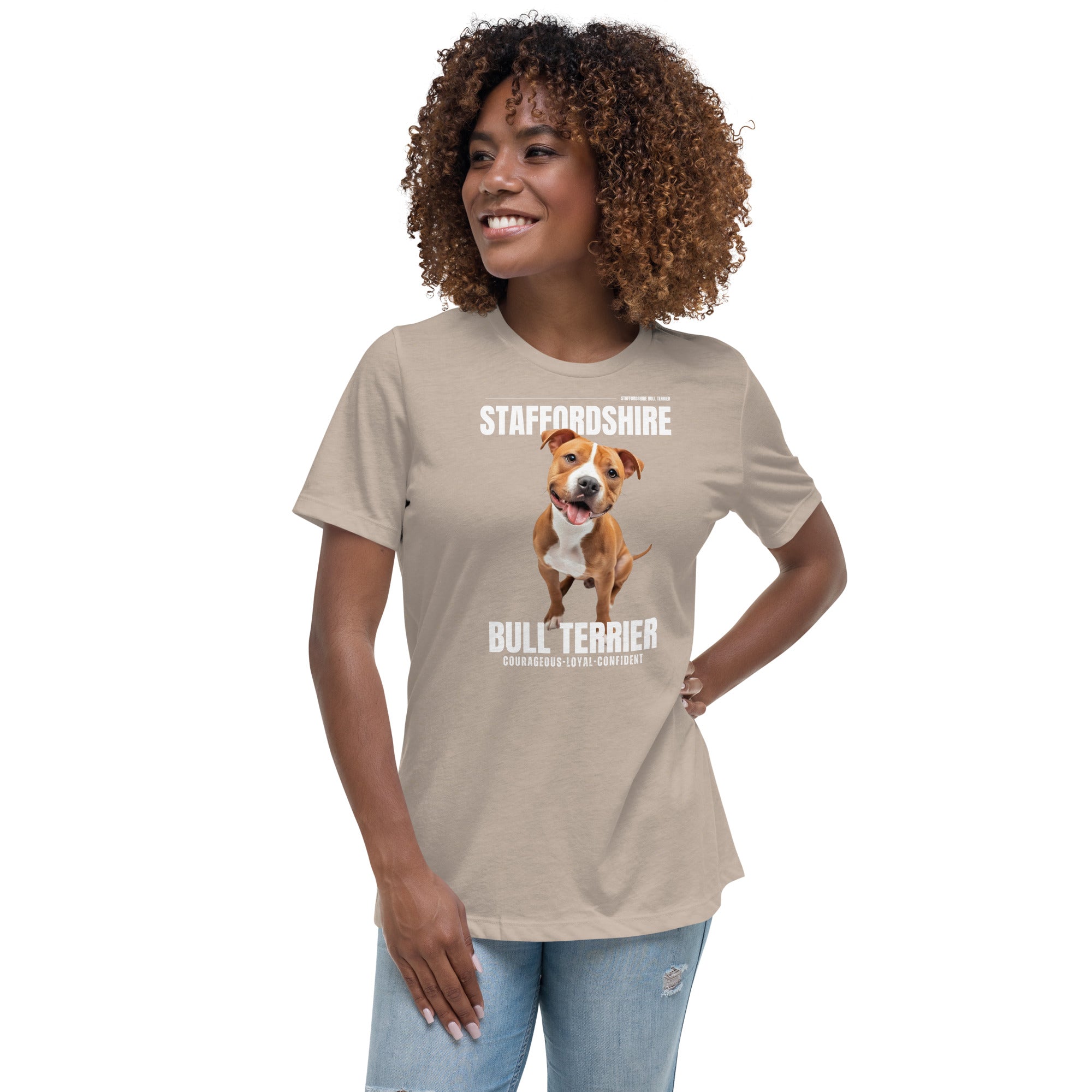 Staffordshire Bull Terrier Women's Relaxed T-Shirt