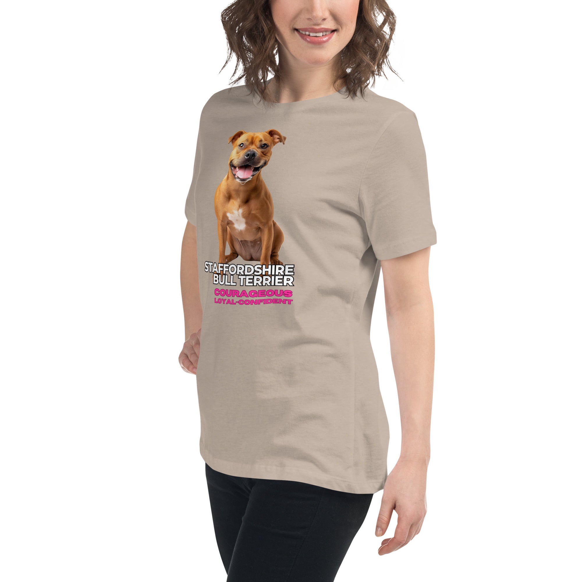 Staffordshire Bull Terrier Women's Relaxed T-Shirt