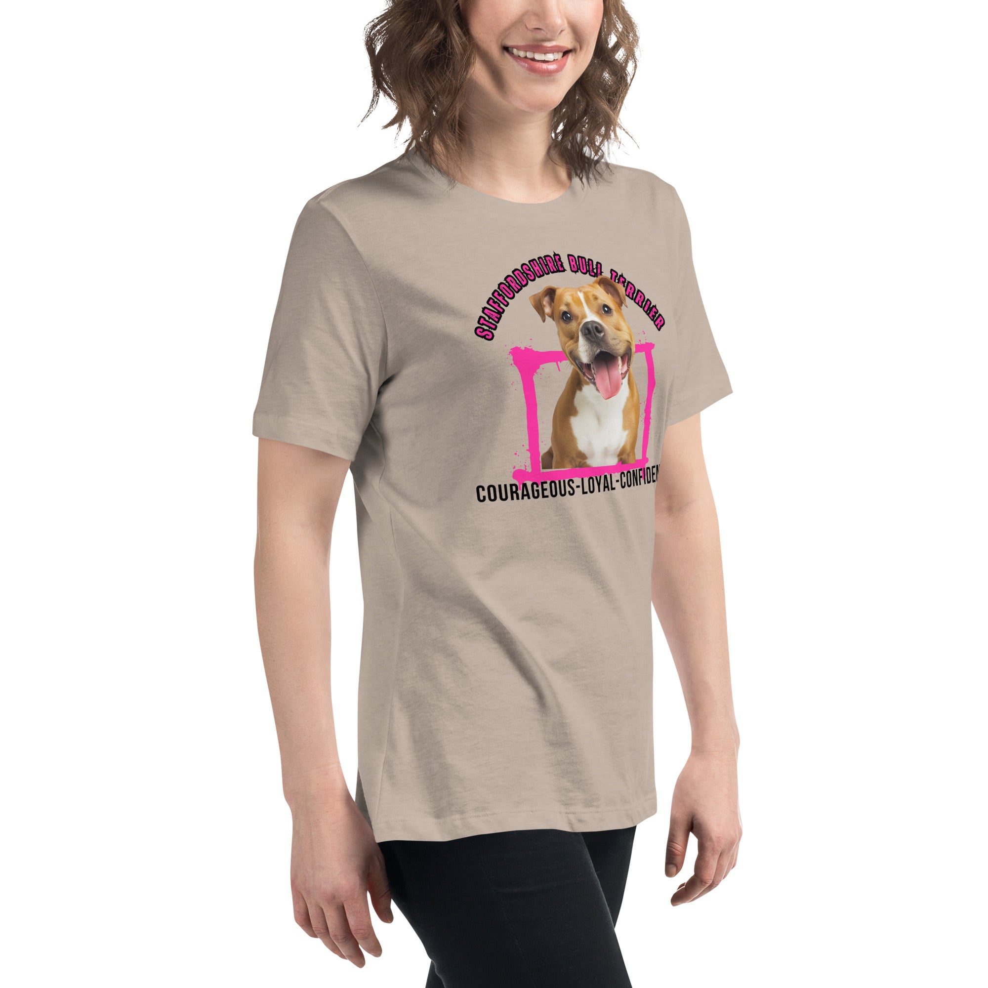 Staffordshire Bull Terrier Women's Relaxed T-Shirt