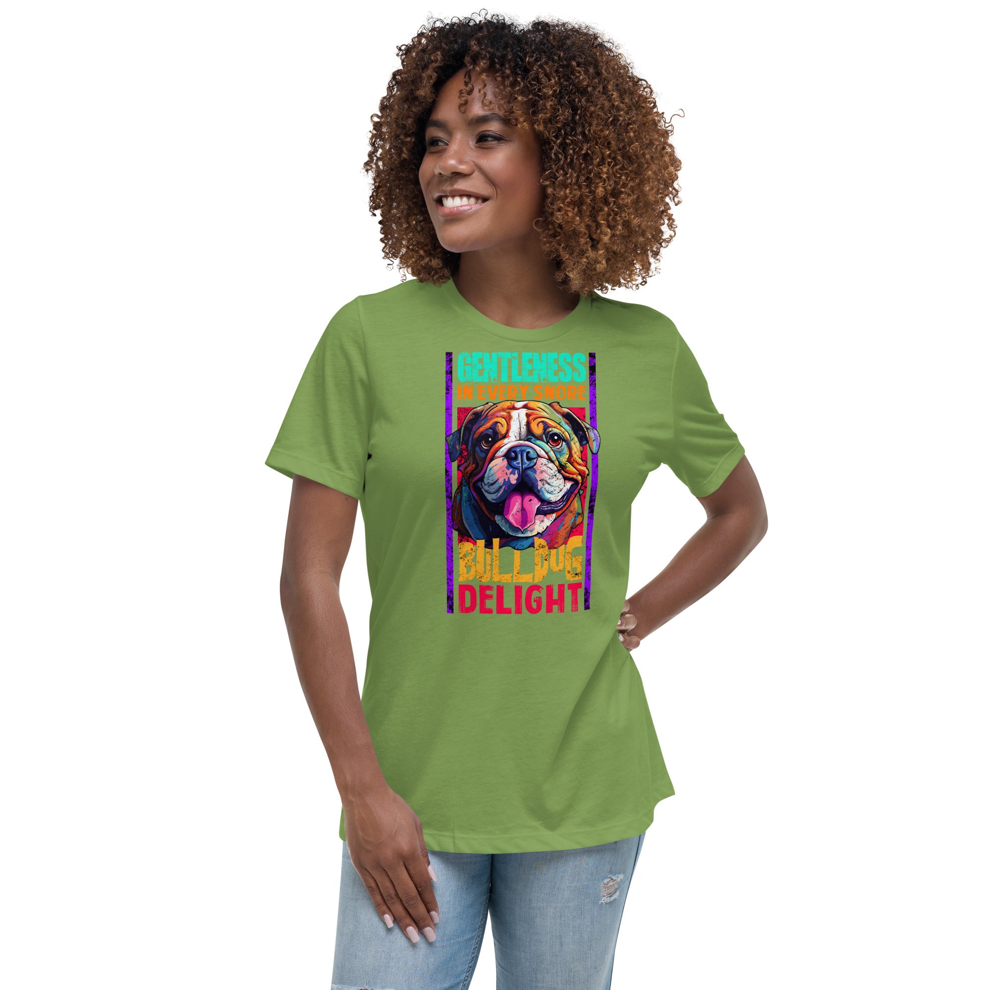 English Bulldog Women's Relaxed T-Shirt