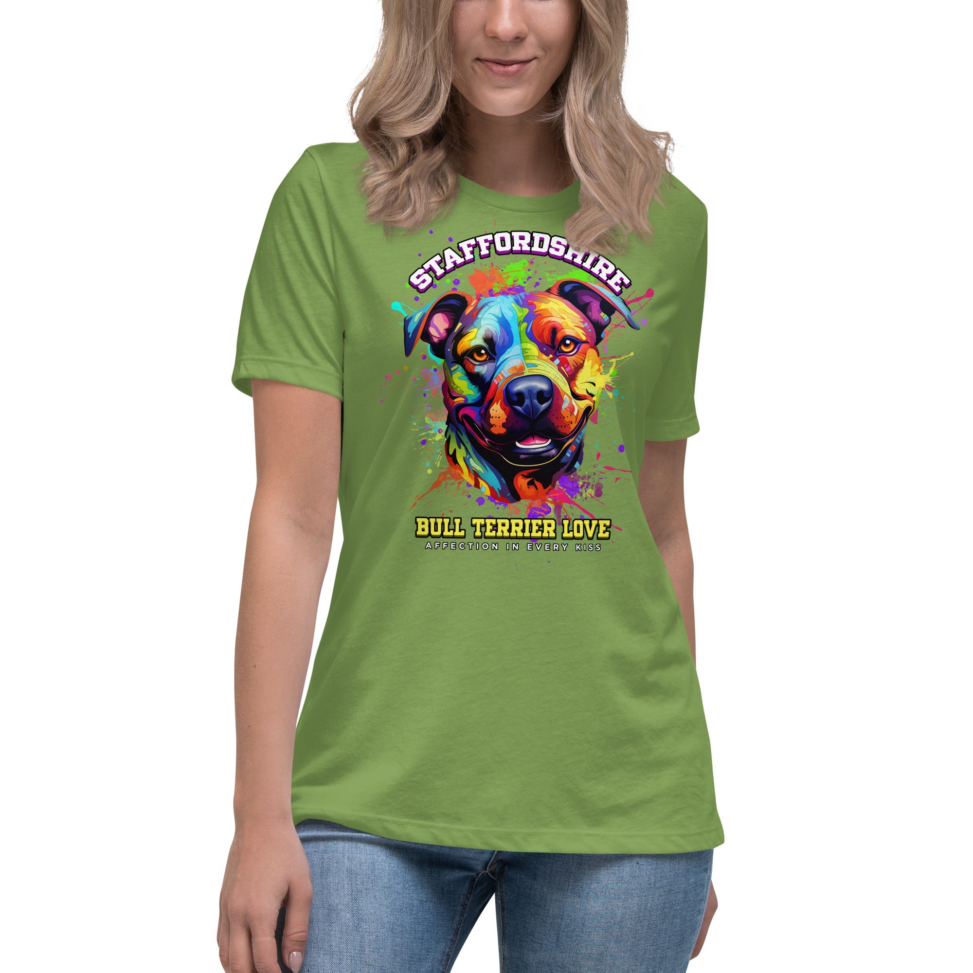 Staffordshire Bull Terrier Women's Relaxed T-Shirt