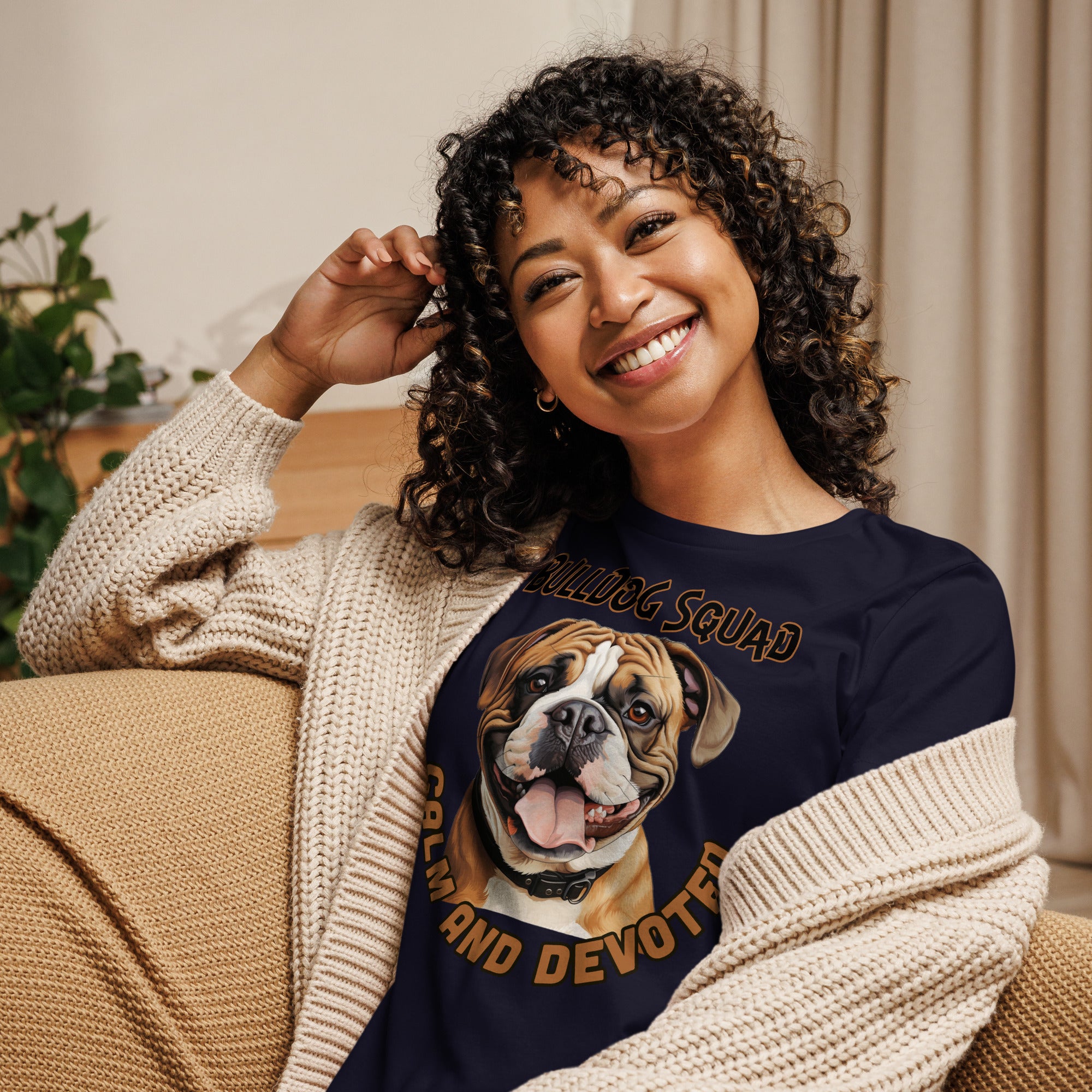 English Bulldog Women's Relaxed T-Shirt