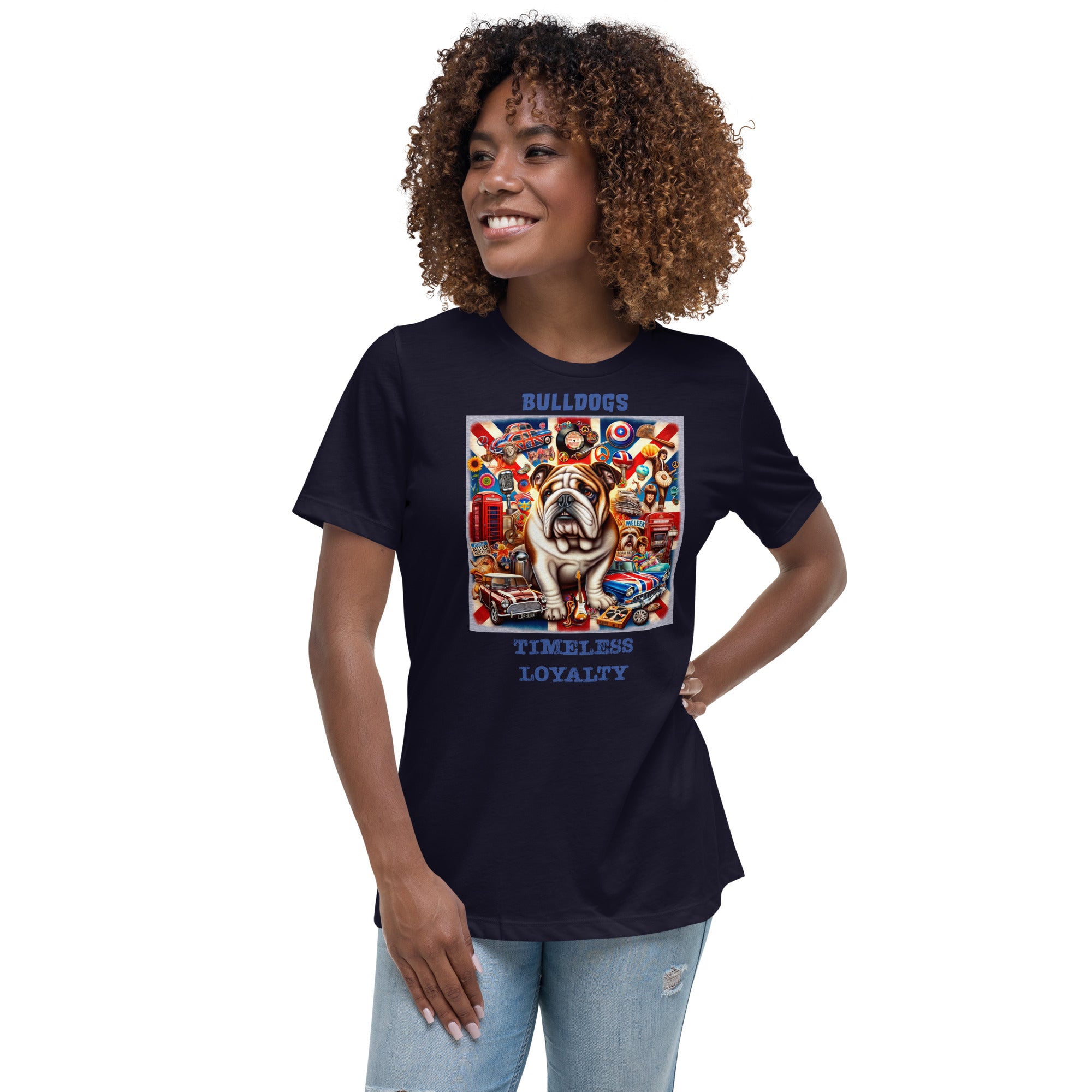 English Bulldog Women's Relaxed T-Shirt